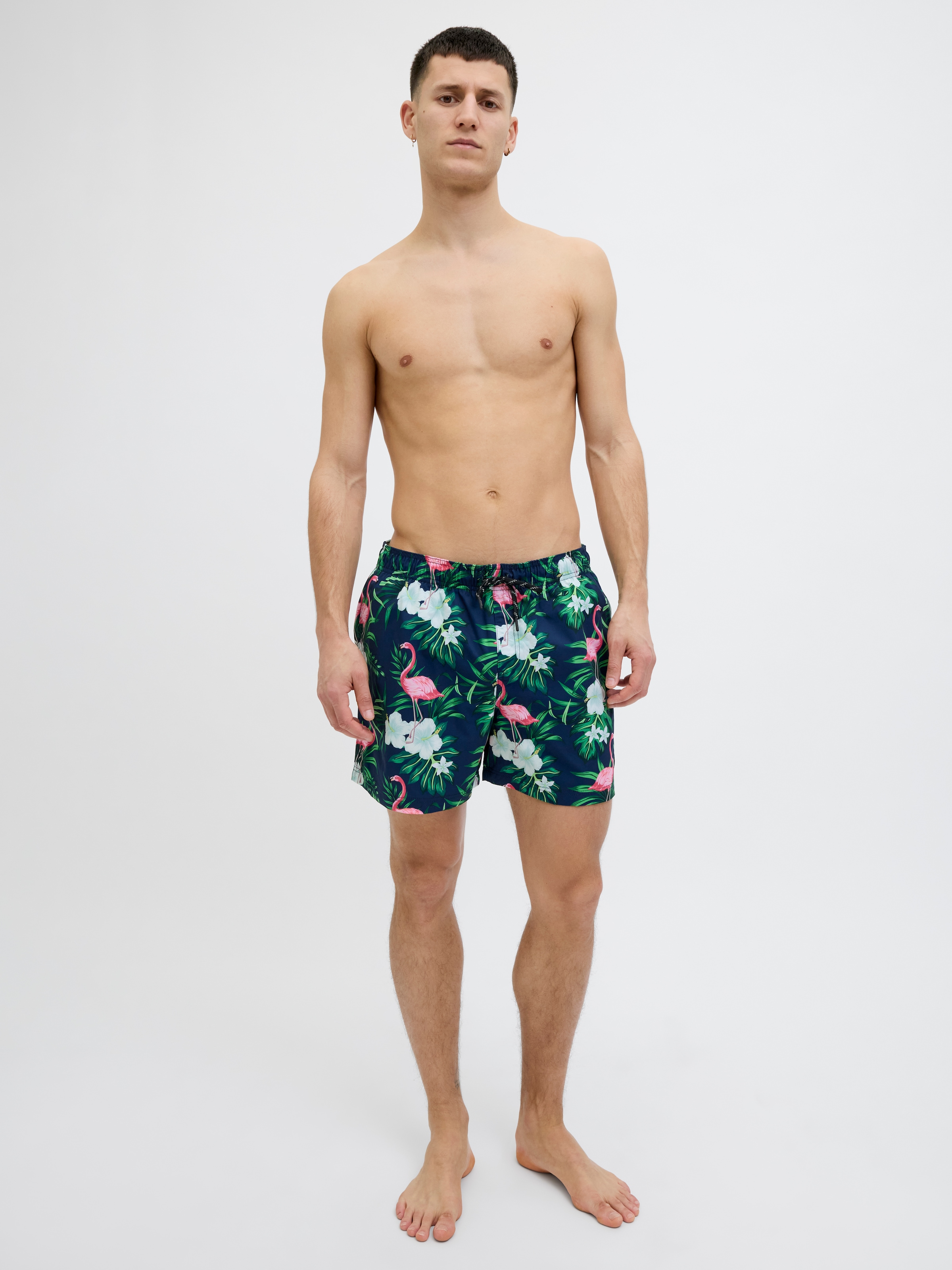 Jack & Jones Badeshorts »JPSTMAUI JJSWIM NOVELTY AOP AKM SN«