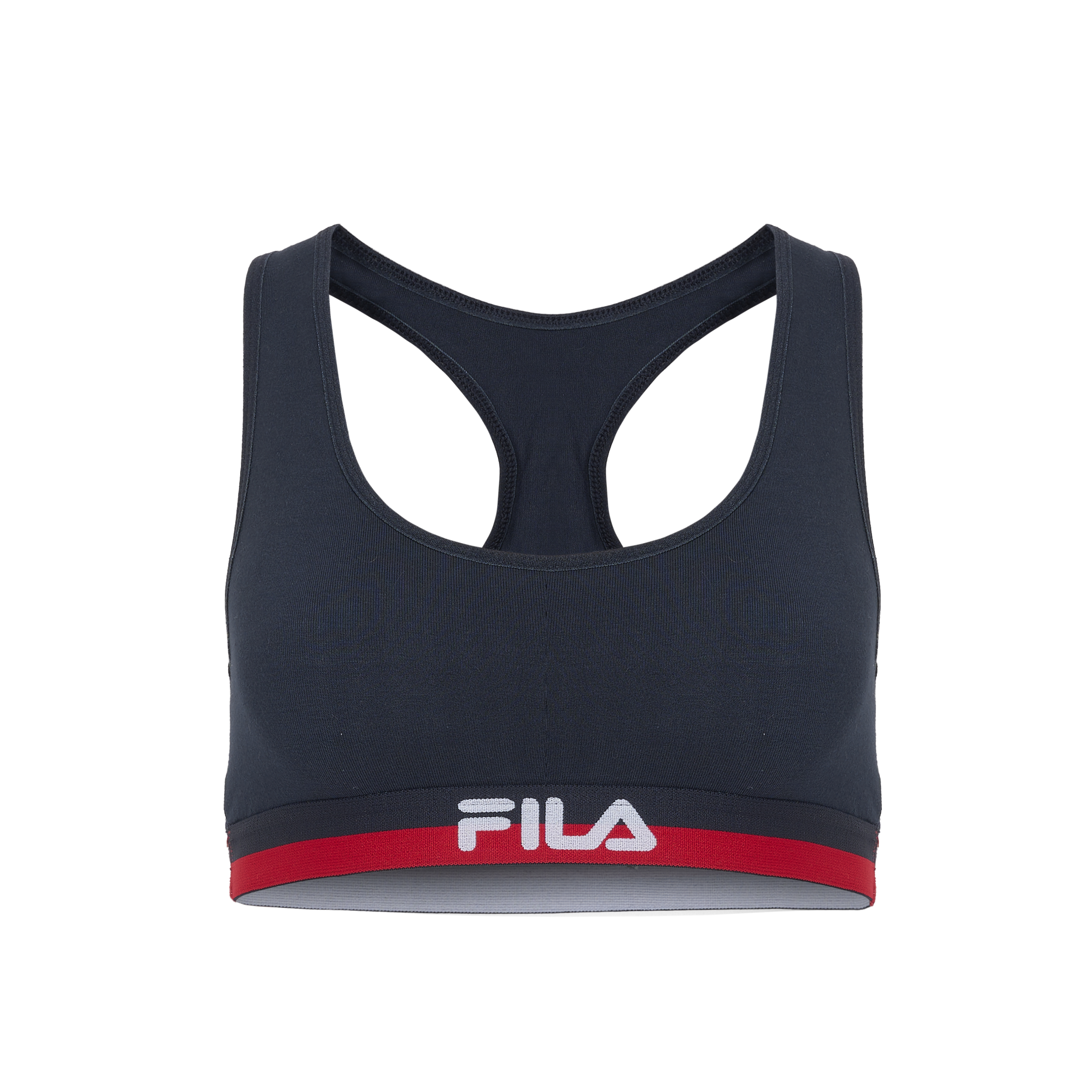 Fila mit elastischem Unterbrustband mit Logoschriftzug günstig online kaufen