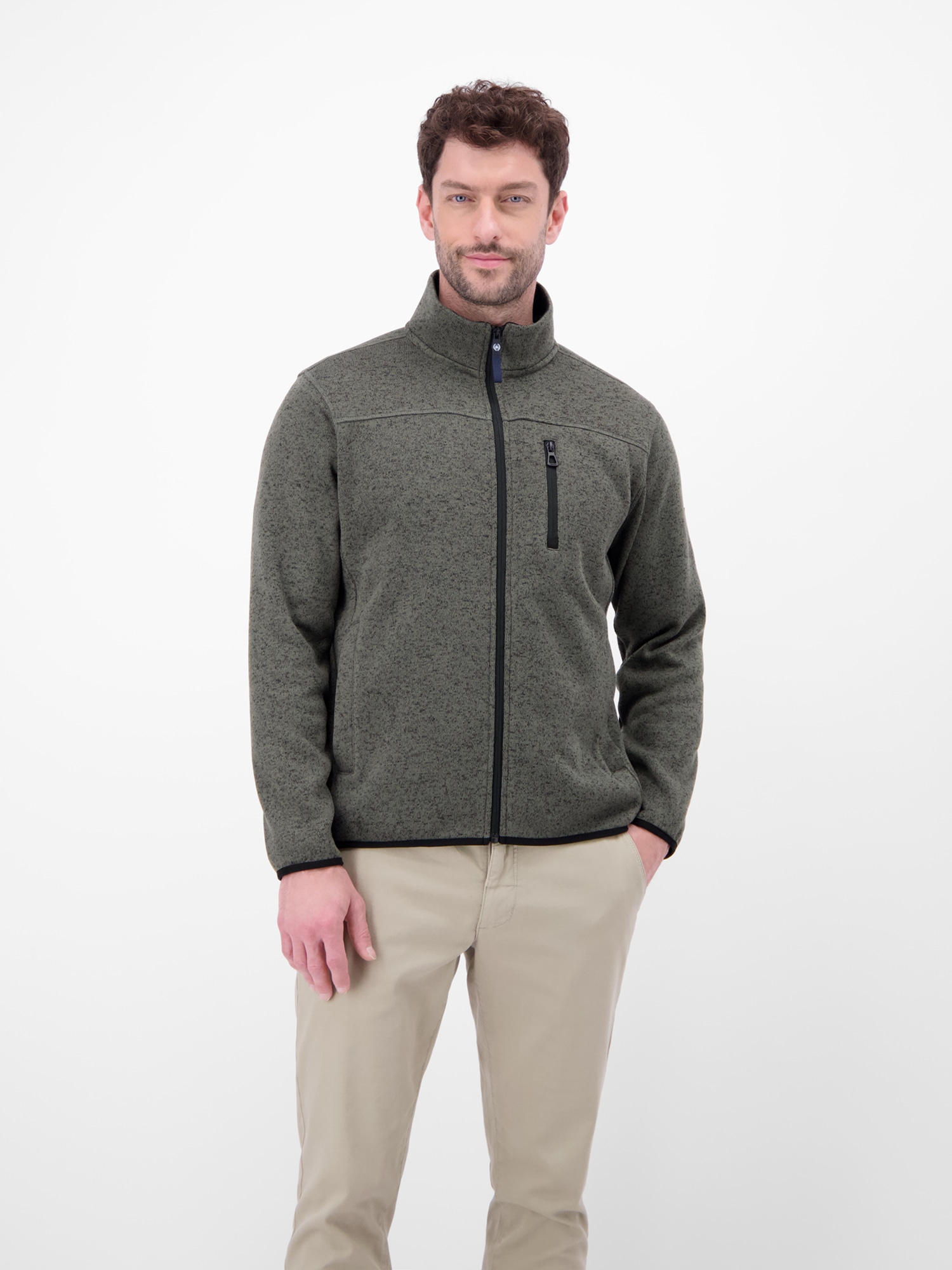 LERROS Sweatjacke "LERROS Fleecejacke für Herren - warm, leicht, urban" günstig online kaufen