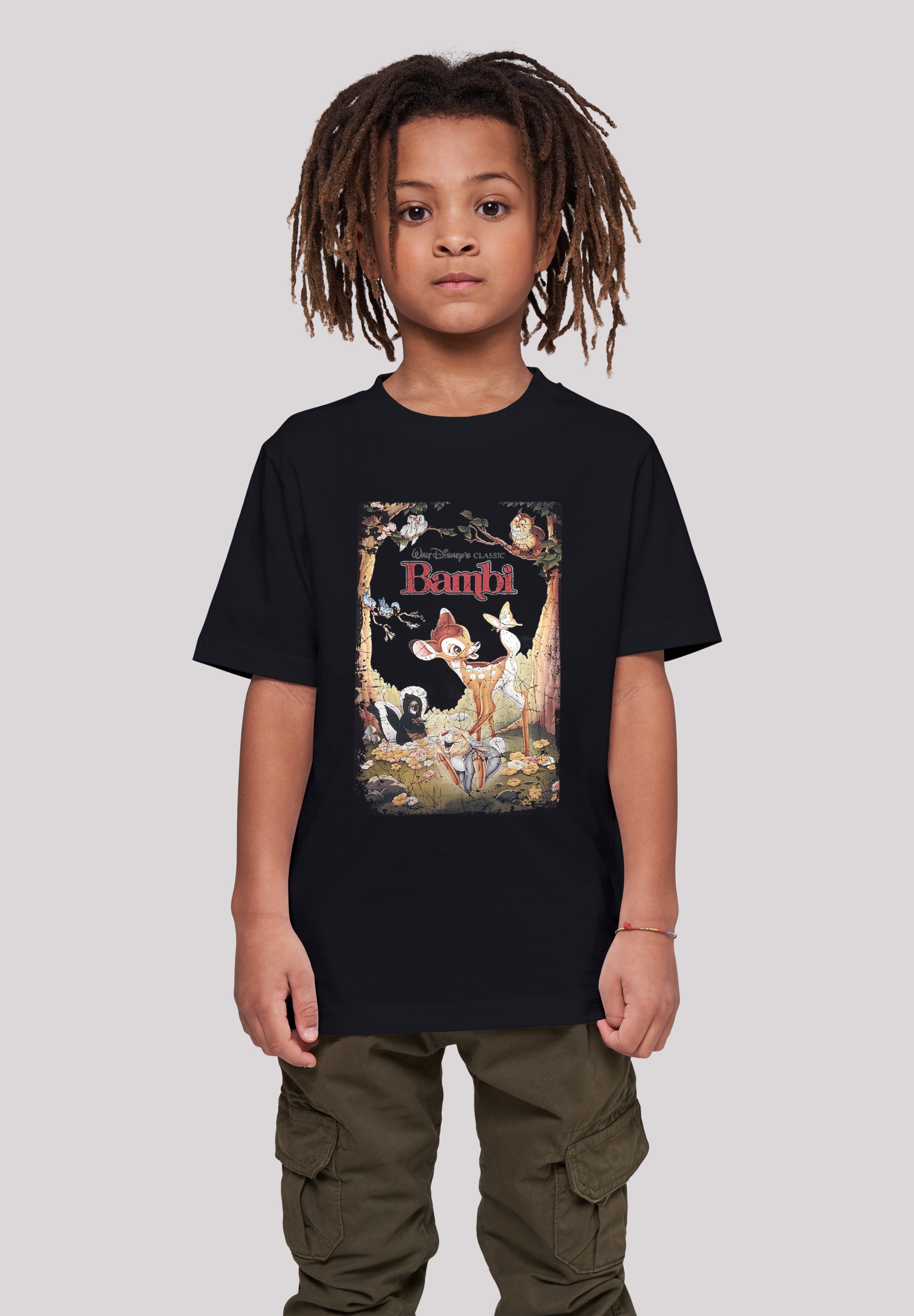 online Unisex Retro bestellen Kinder,Premium Merch,Jungen,Mädchen,Bedruckt Bambi F4NT4STIC »Disney | T-Shirt BAUR Poster«,