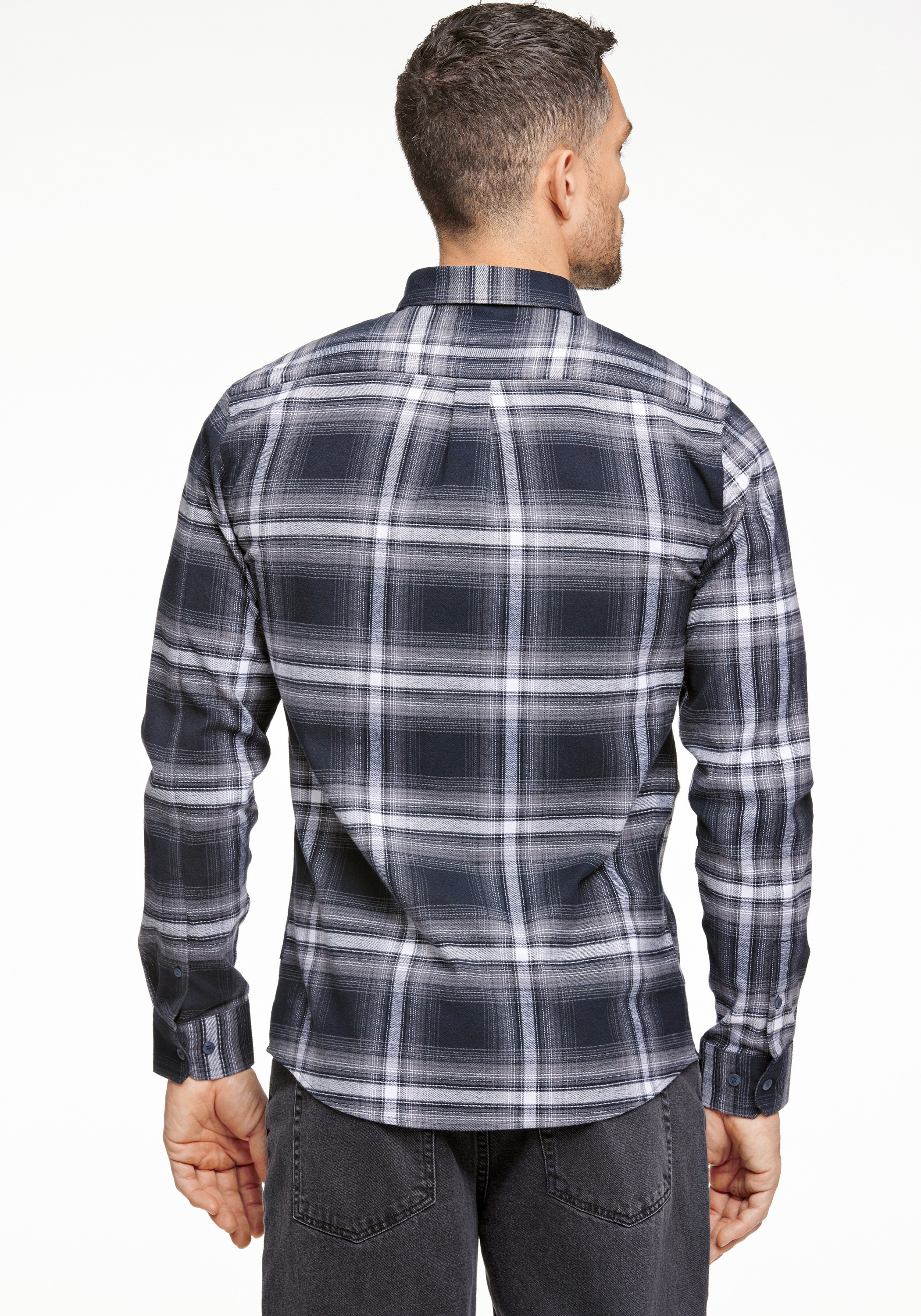 LINDBERGH Flanellhemd "Freizeithemd Relaxed Fit" günstig online kaufen