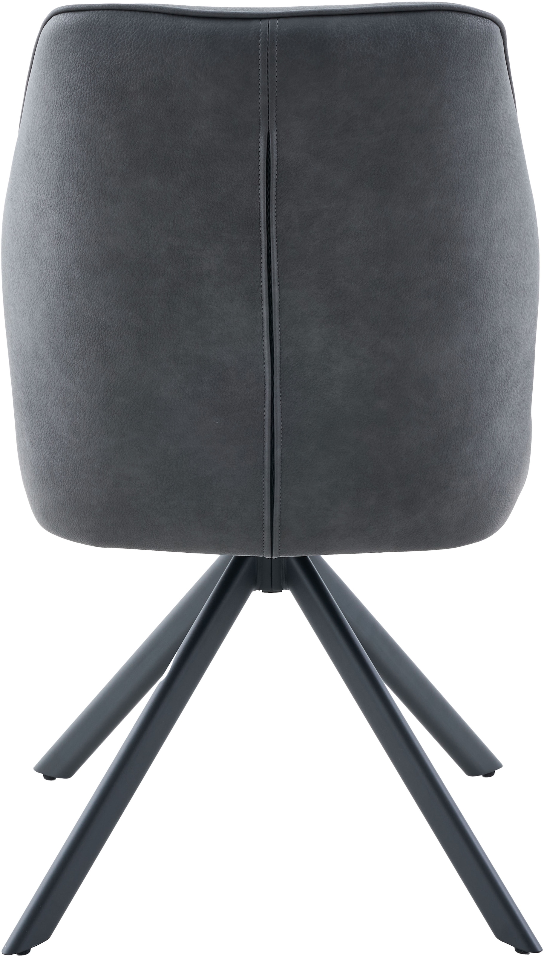 HELA 4-Fußstuhl »PRIZZI« (Set) 2 Stk.4-Fuß, 360° drehbar, Gestell oval, gepolstert, Lederoptik