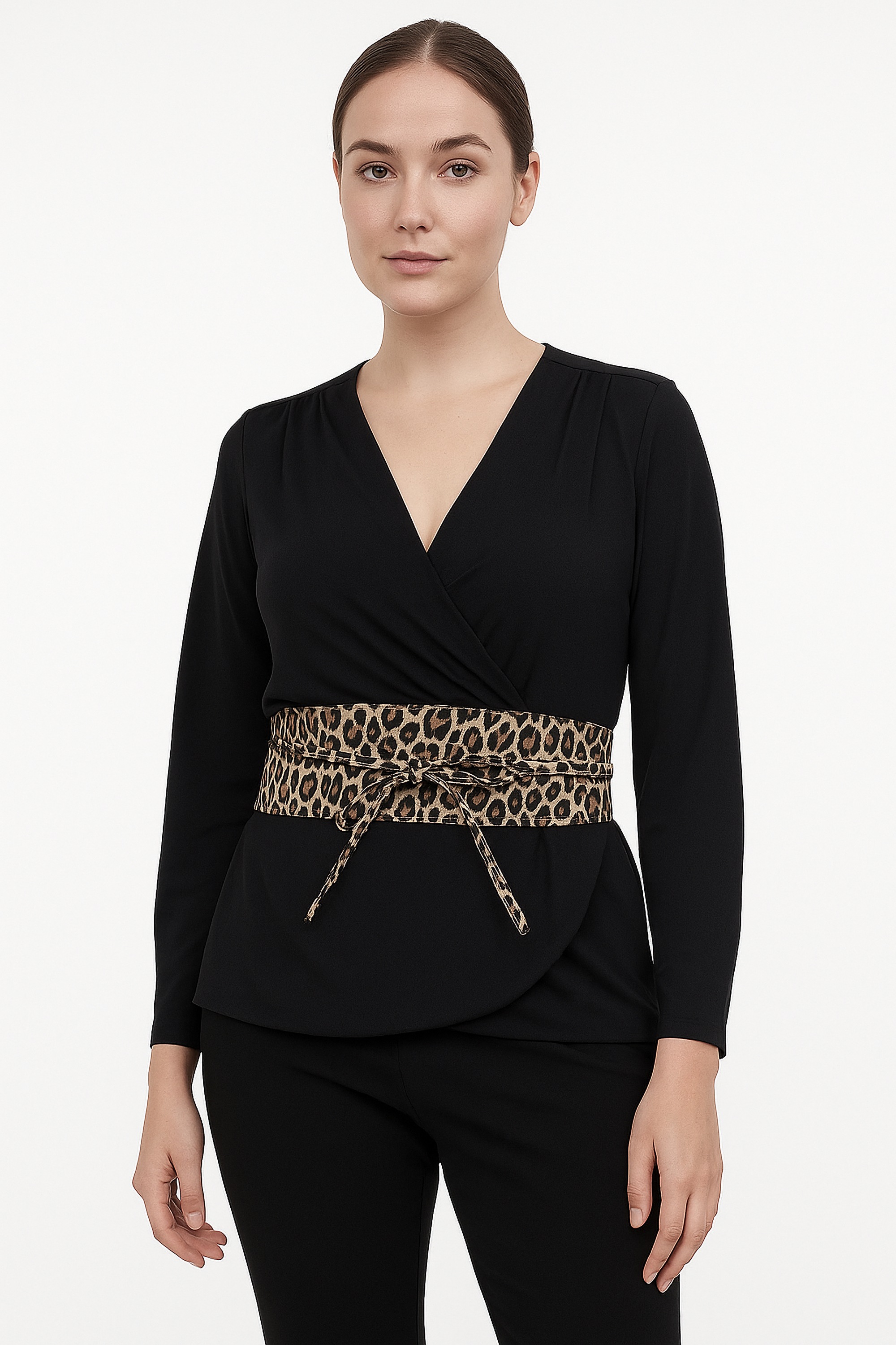 COLLEZIONE ALESSANDRO Ledergürtel »Leo« aus Leder mit Leo Druck in beige braun