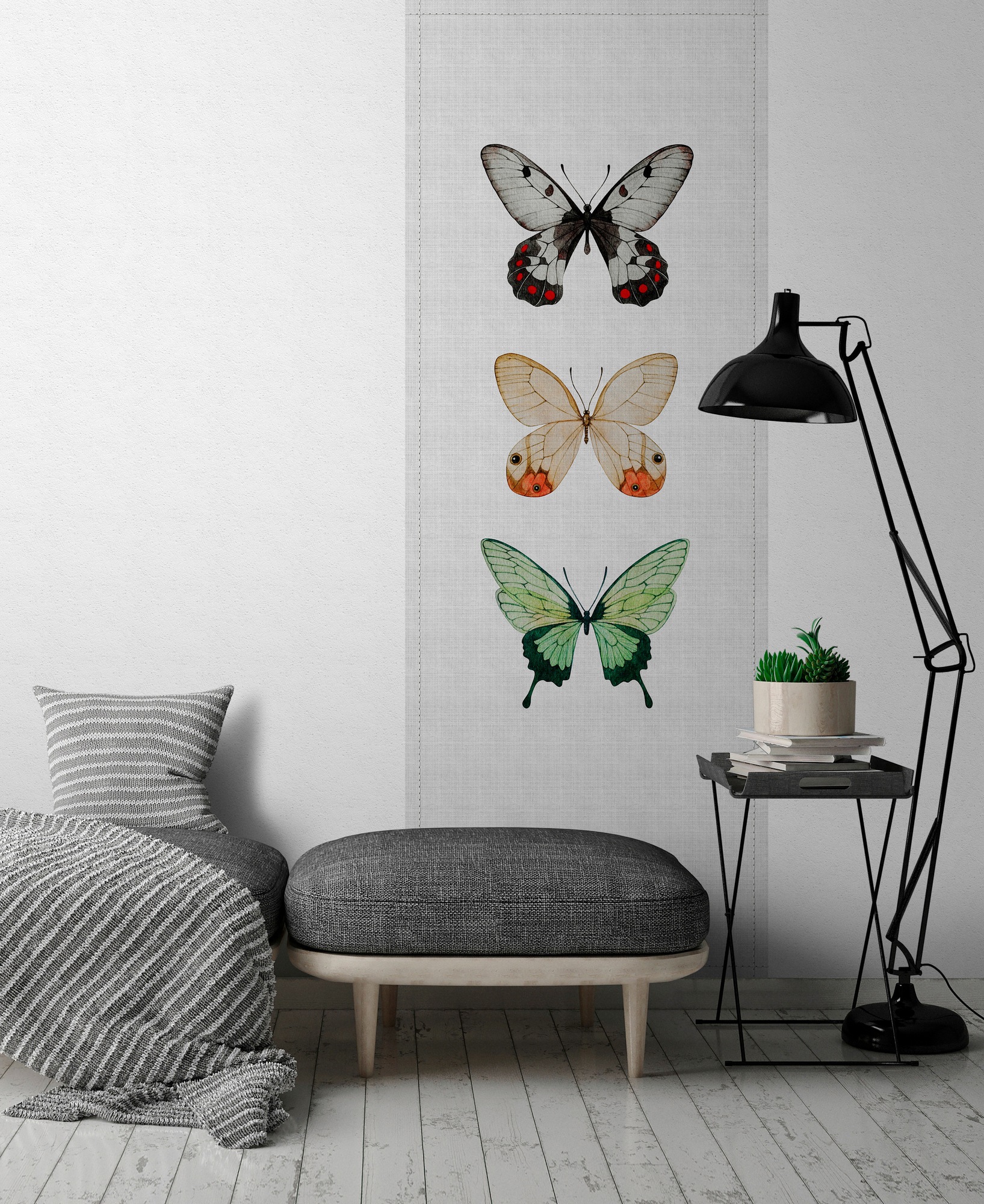 living walls Fototapete »Walls by Patel Buzz Panels 2«, Vlies, Wand, Schräge