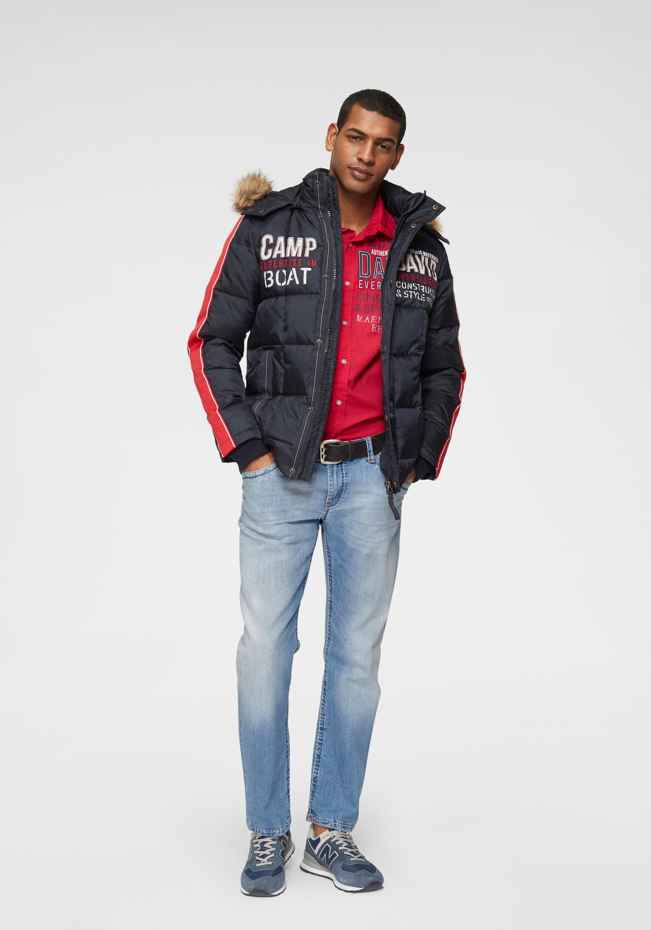 CAMP DAVID Loose-fit-Jeans, mit markanten Nähten und Stretch