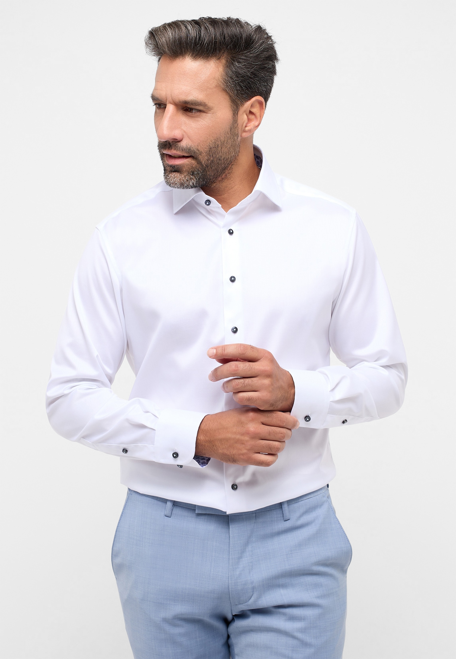 Eterna Langarmhemd "MODERN FIT" NON IRON (bügelfrei) günstig online kaufen