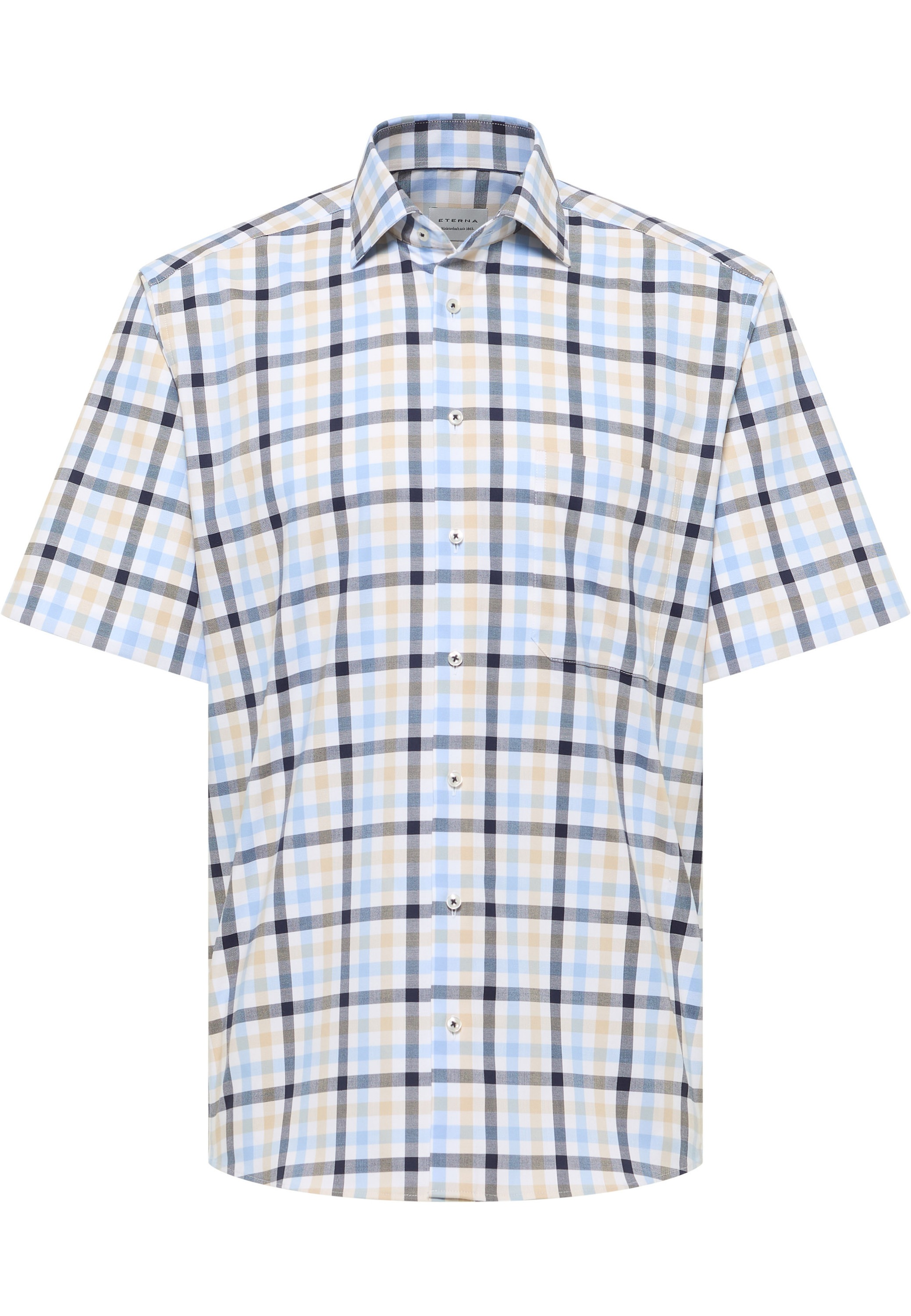 Eterna Kurzarmhemd "COMFORT FIT" NON IRON (bügelfrei) günstig online kaufen