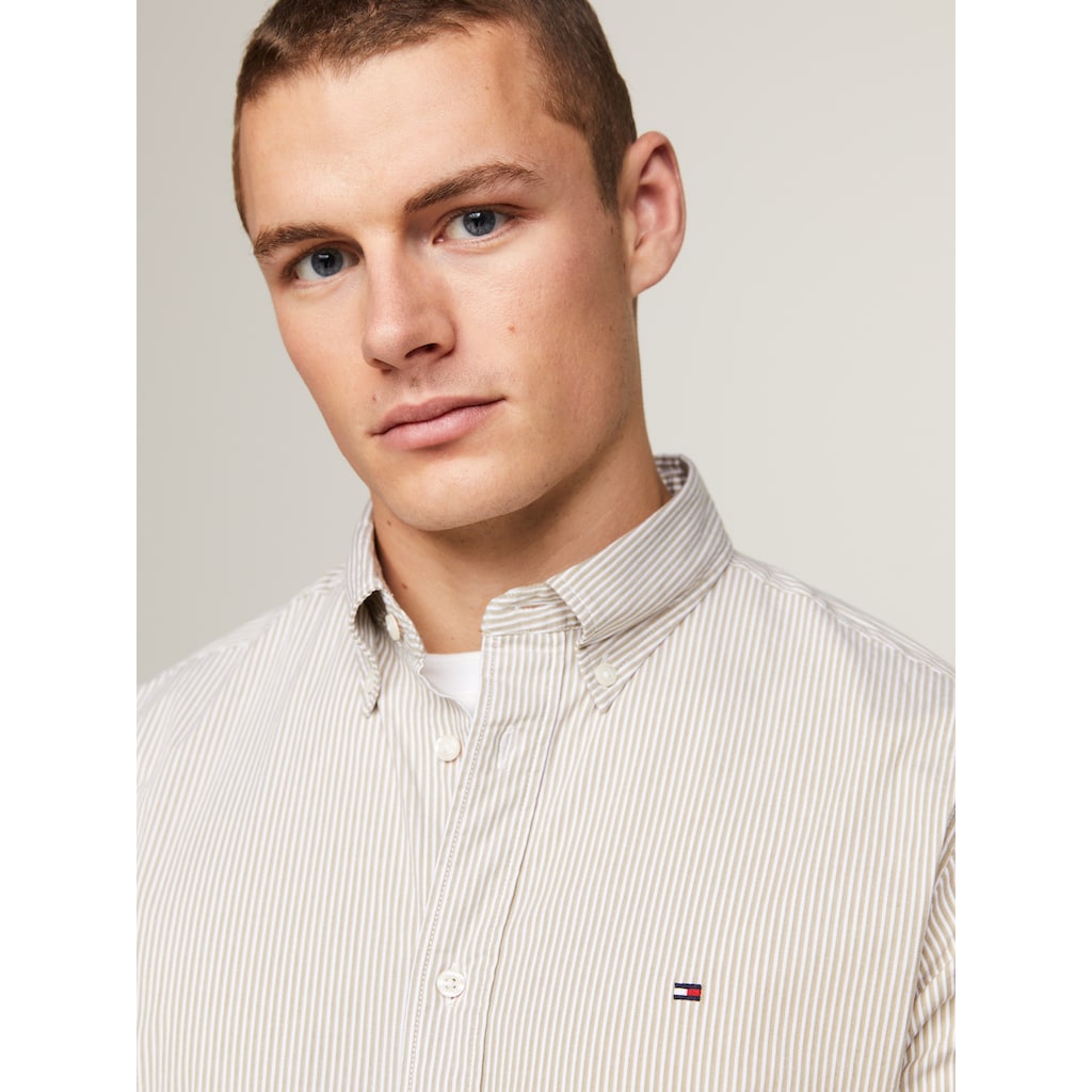 Tommy Hilfiger Kurzarmhemd »FLEX MULTI STRIPE RF SHIRT«