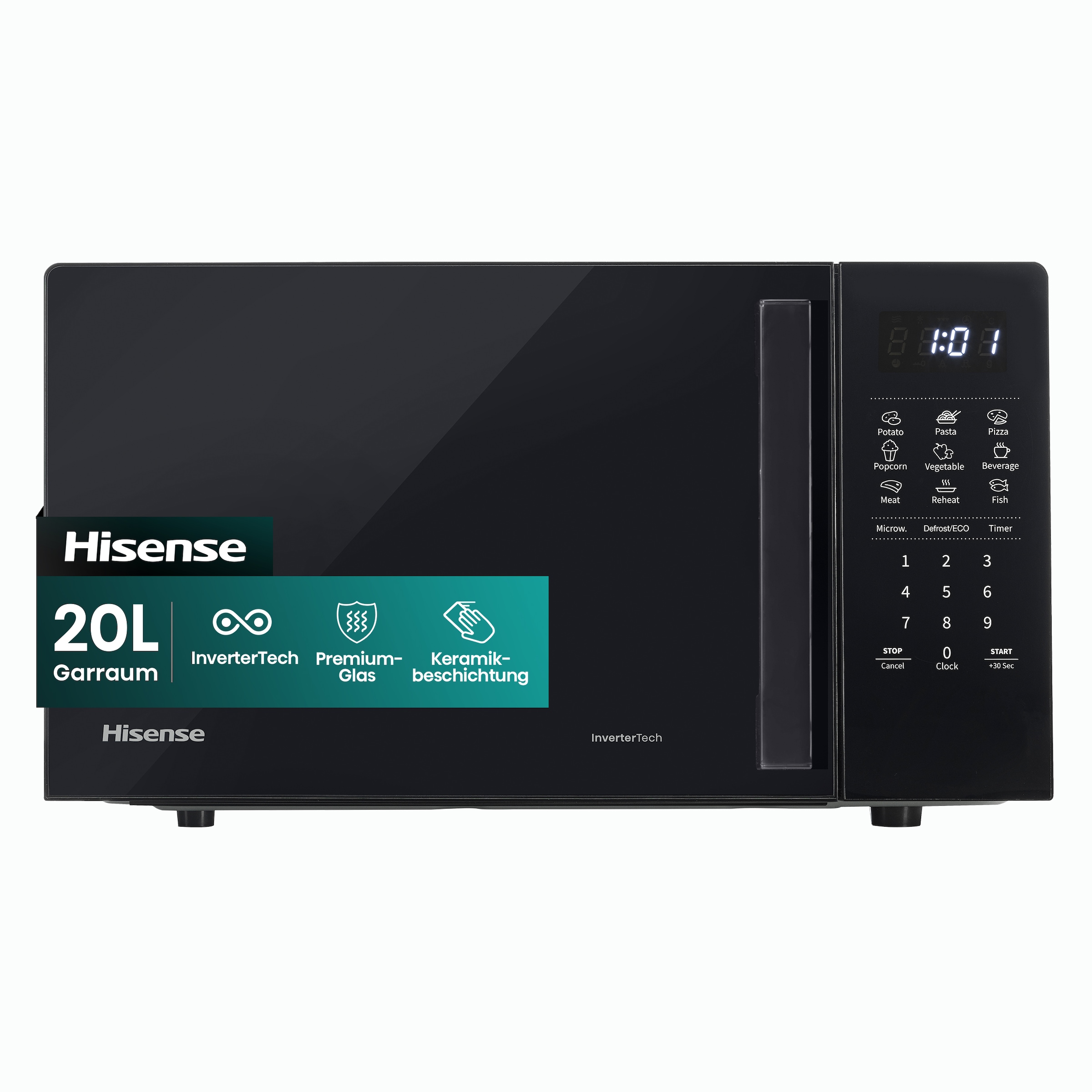 Hisense Mikrowelle "H20MOBS4I" Mikrowelle 1050 W Inverter Technologie günstig online kaufen