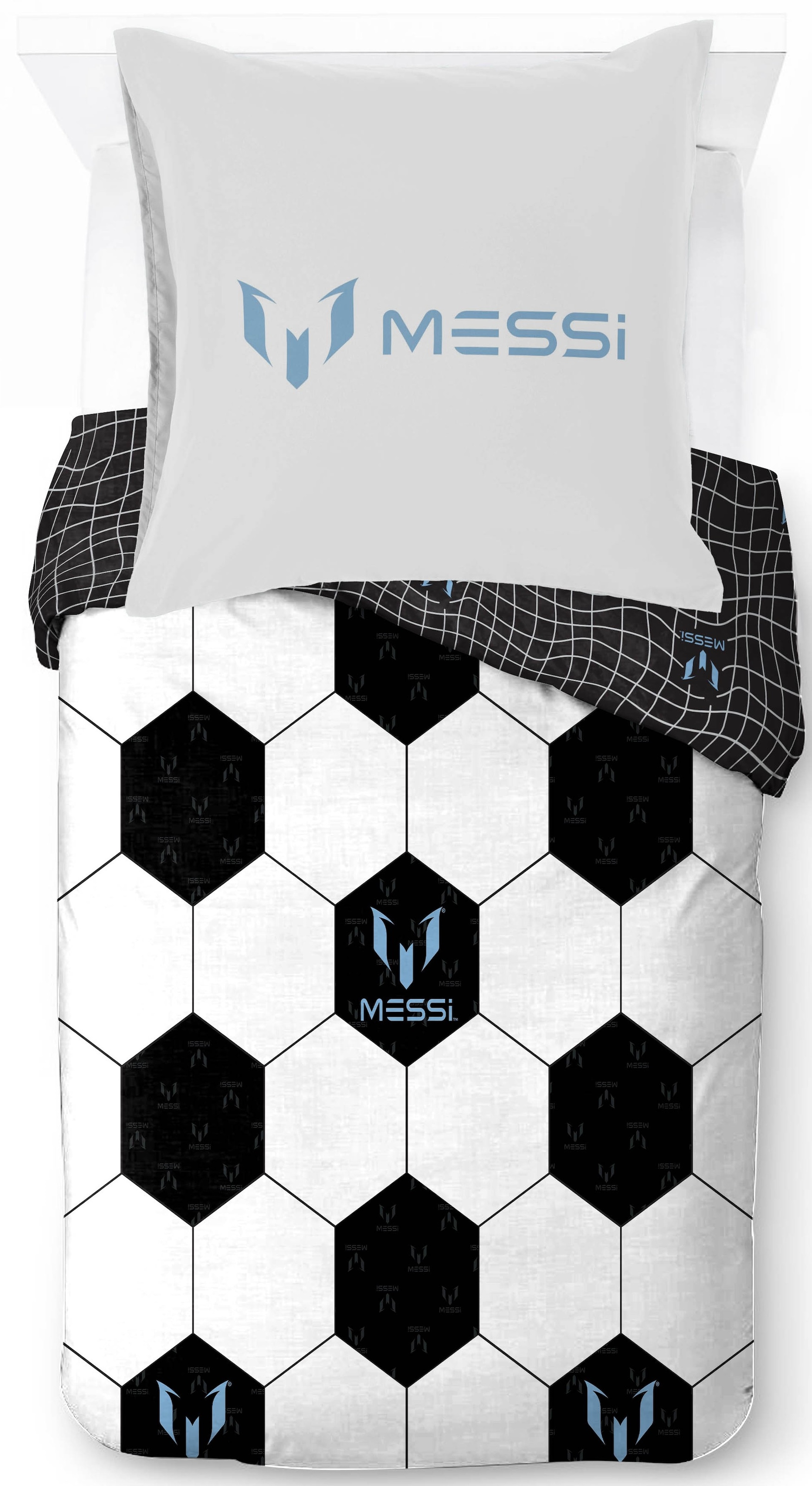  Kinderbettwäsche »Messi Abstract« 2 100% Baumwolle
