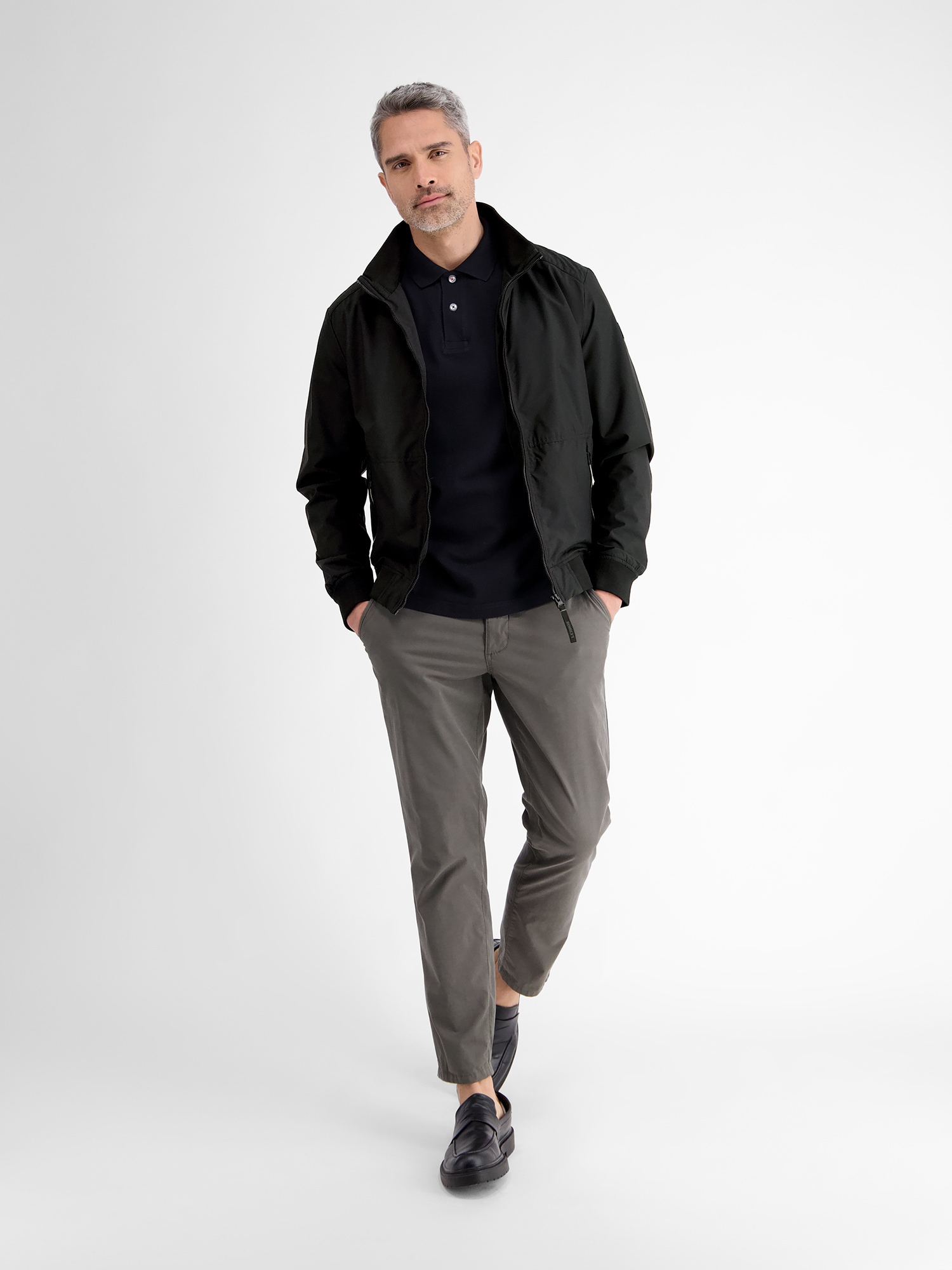 LERROS Blouson »LERROS Wind- und wasserabweisender Herren Blouson«, ohne Kapuze, Wasser- und windabweisend, atmungsaktiv