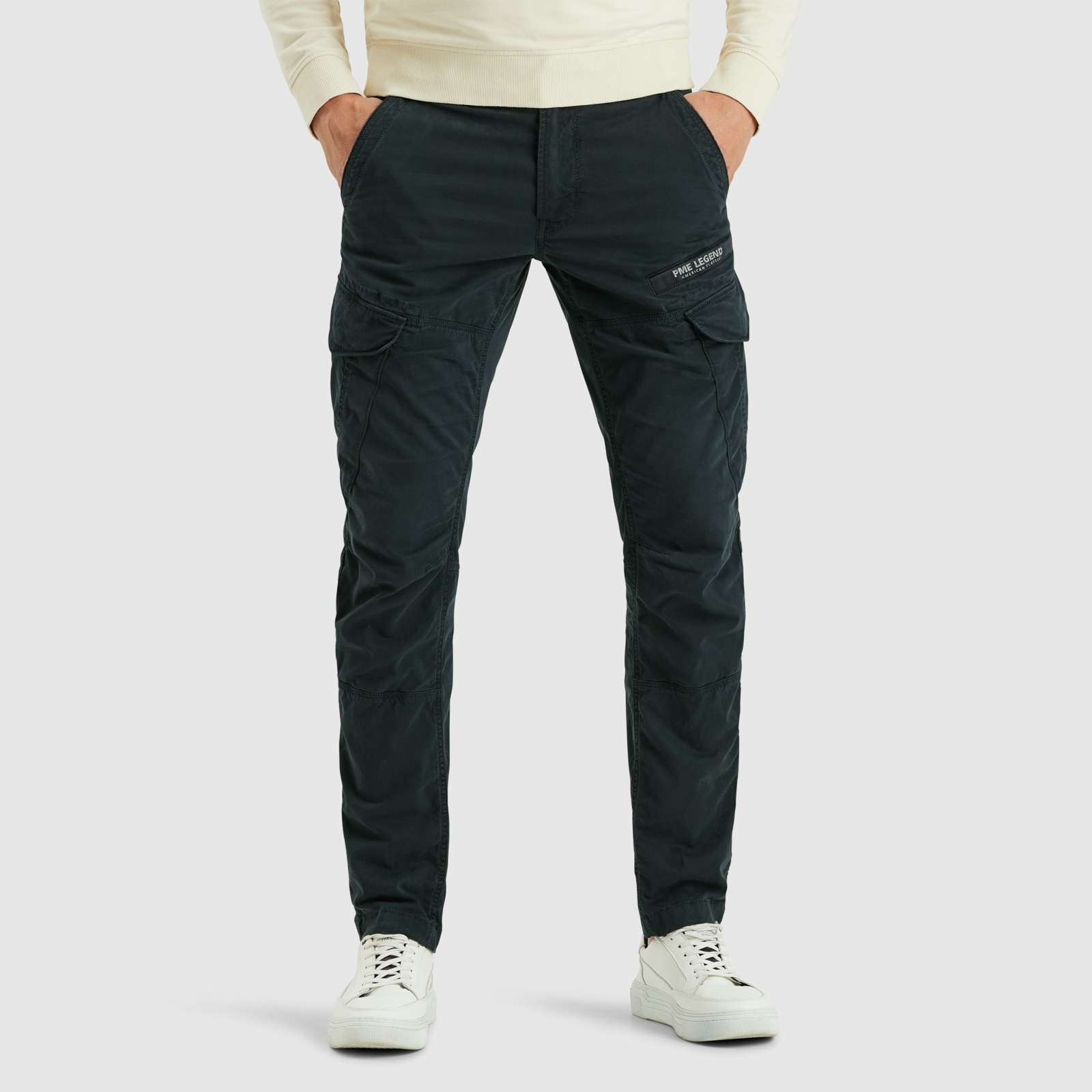 PME LEGEND "Nordrop Stretch Twill" mit Logo Stickerei günstig online kaufen