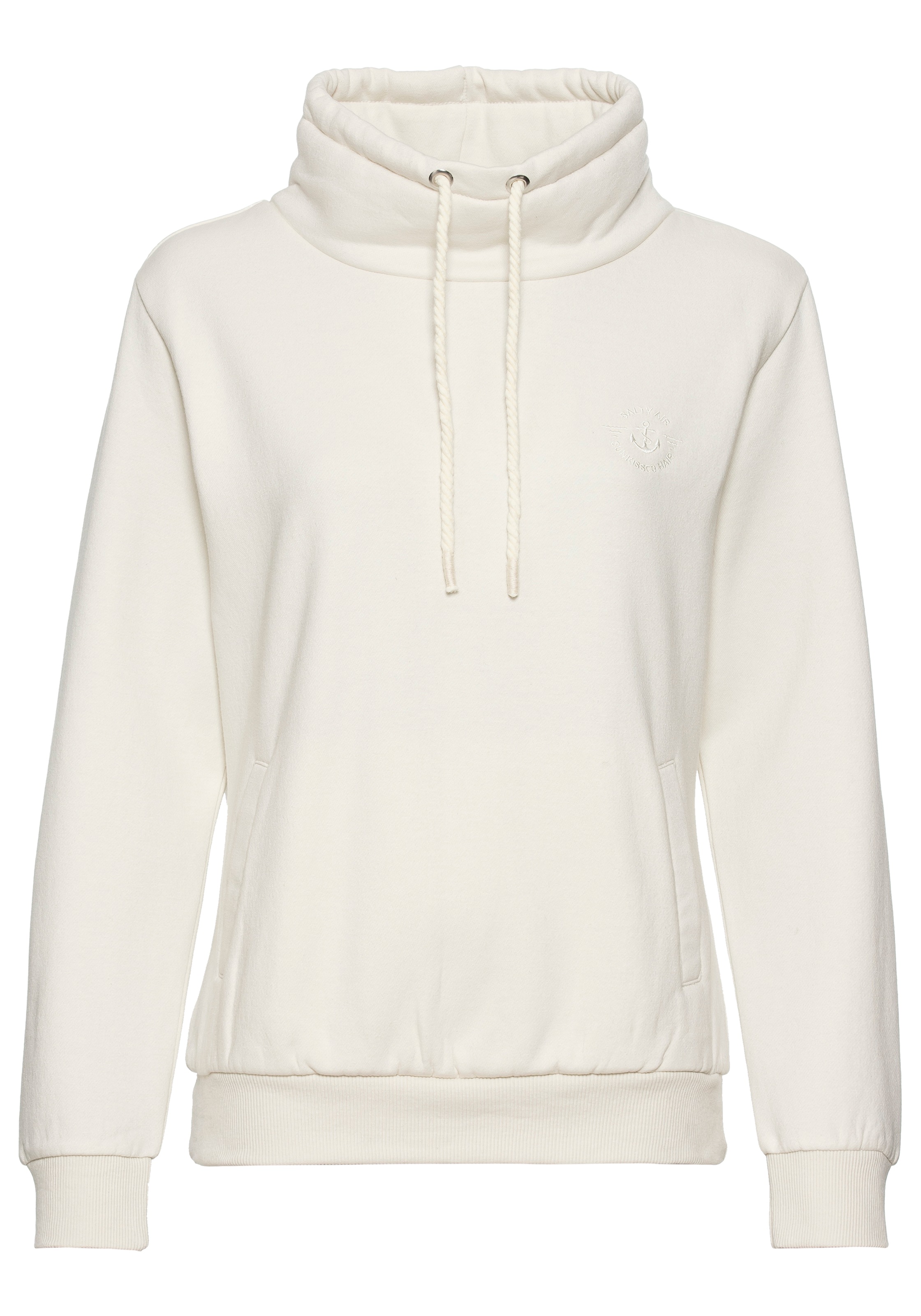 H.I.S Sweatshirt, 1 Stk. mit Stehkragen und Bindeband günstig online kaufen