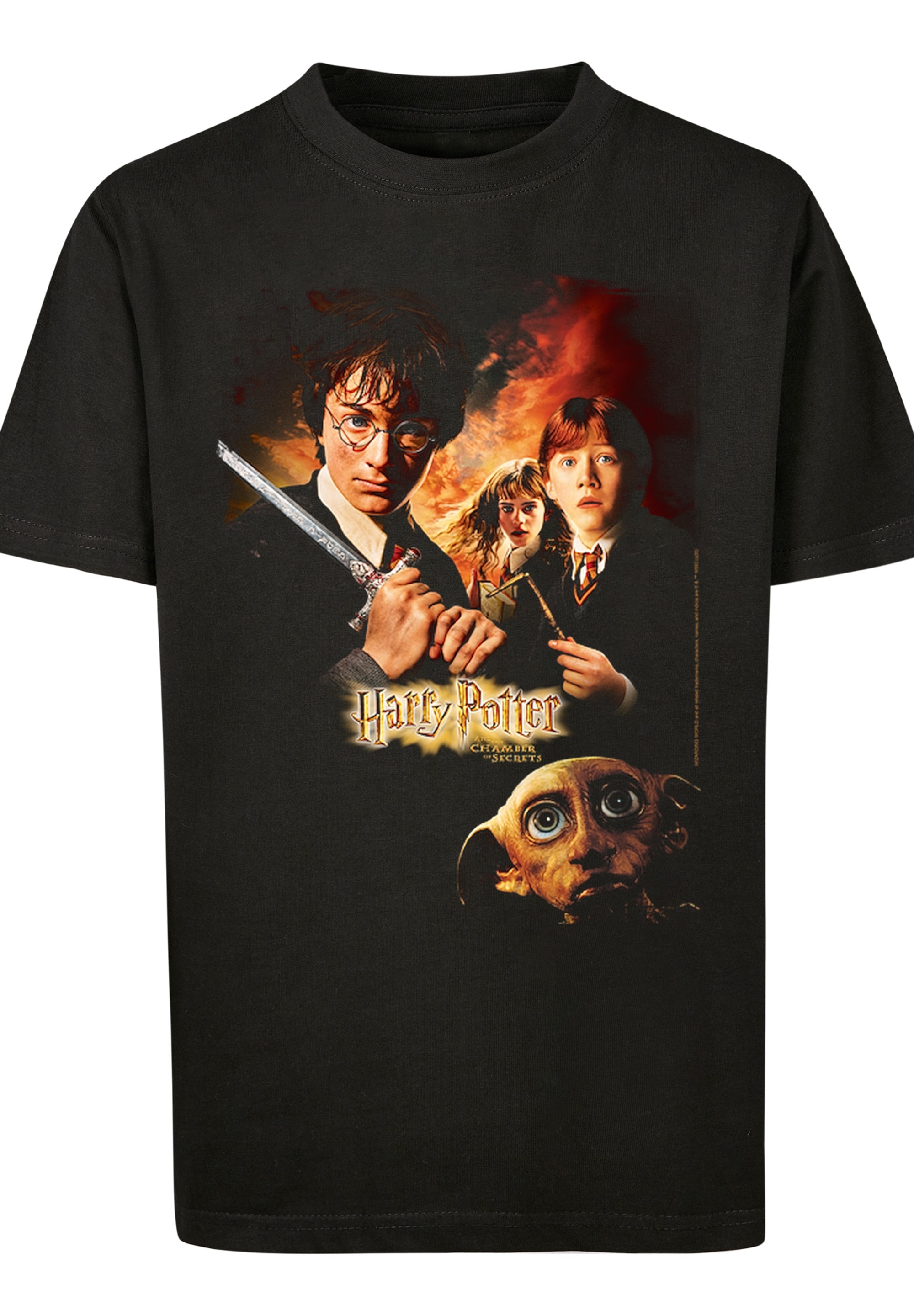 F4NT4STIC T-Shirt »Harry Potter Kammer des Schreckens Poster«, Unisex Kinder,Premium Merch,Jungen,Mädchen,Bedruckt
