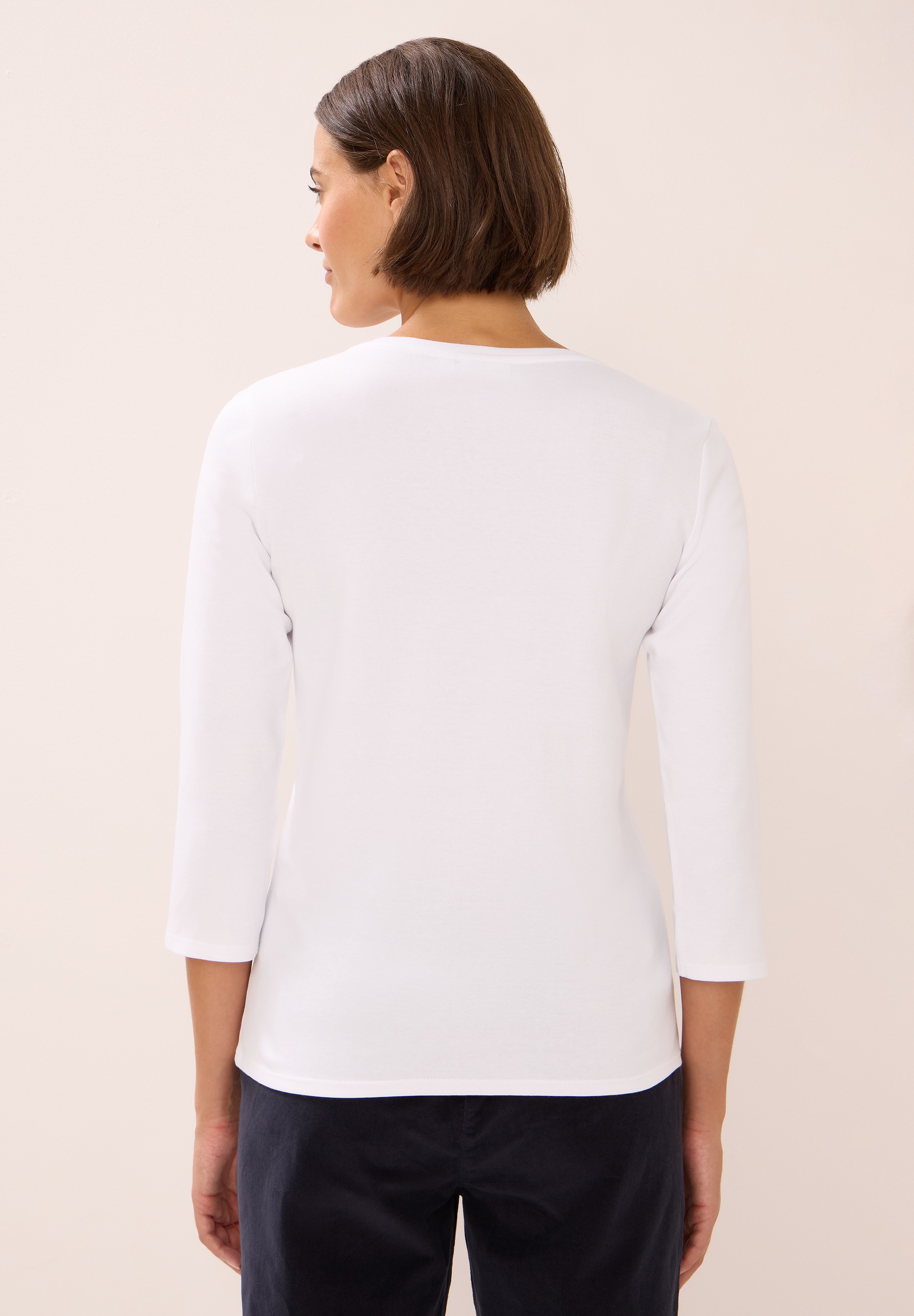 Cecil Rundhalsshirt, aus reiner Baumwolle