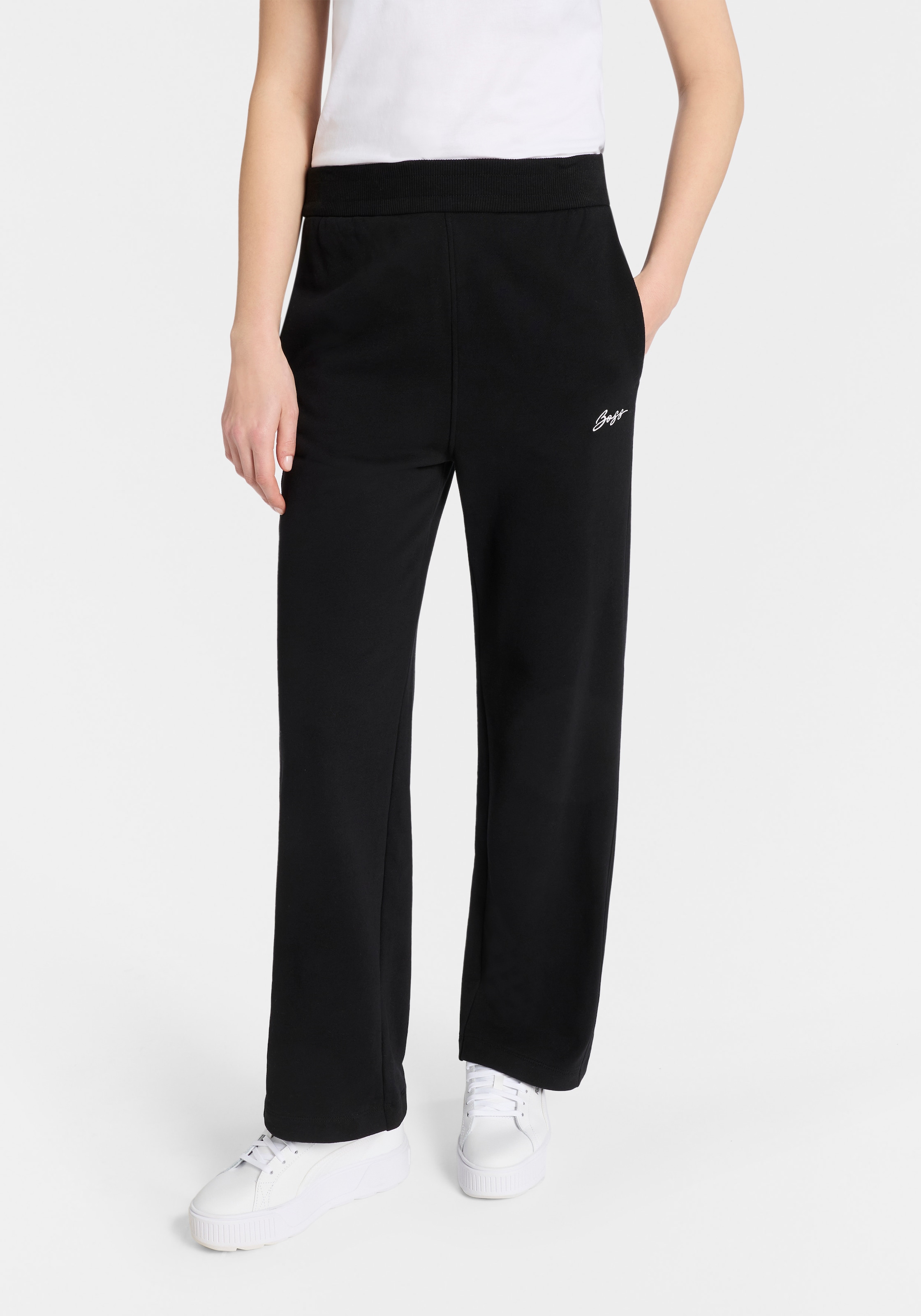 BOSS ORANGE Jogger Pants "Endless Premium Damenmode" mit geripptem Bund, ge günstig online kaufen