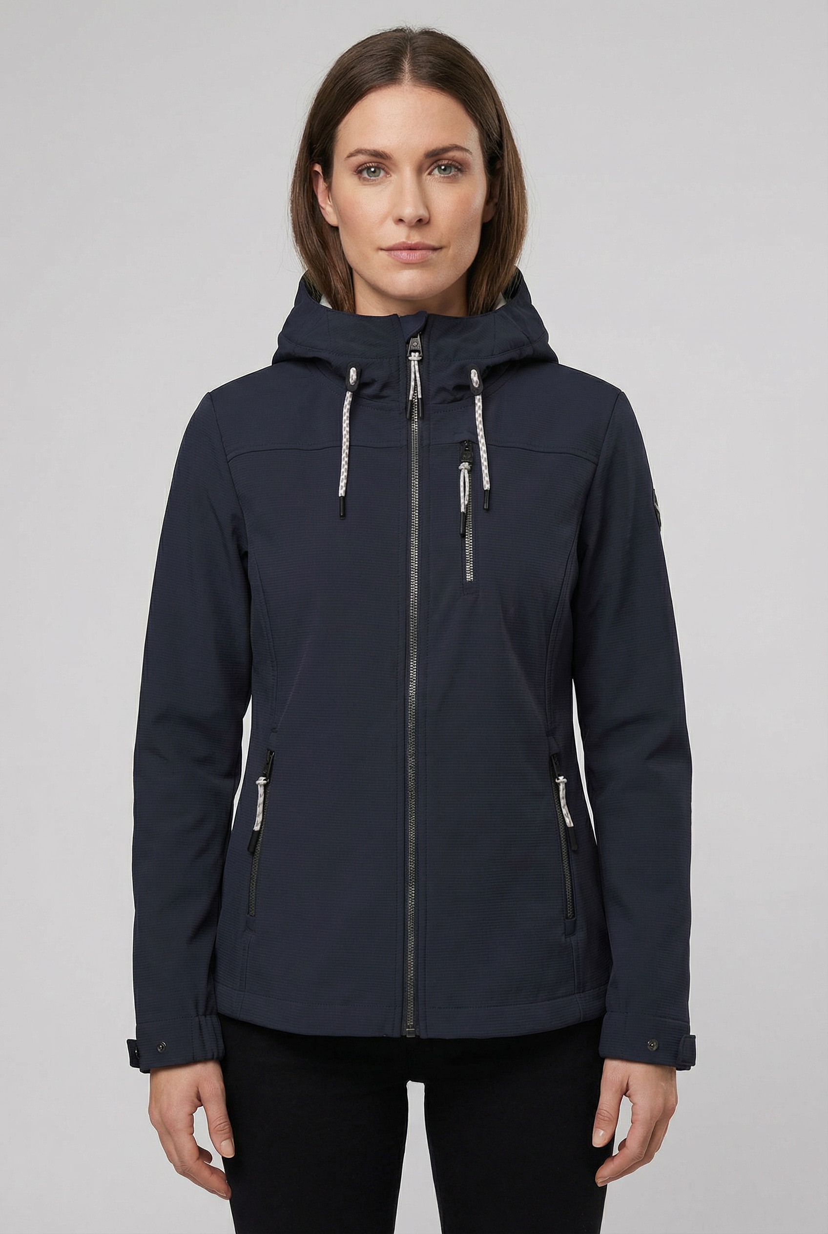 G.I.G.A. DX by killtec Softshelljacke "GS 111 WMN SFTSHLL JCKT" mit regulierbarer Kapuze, atmungsaktiv, wasserabweisend, winddicht