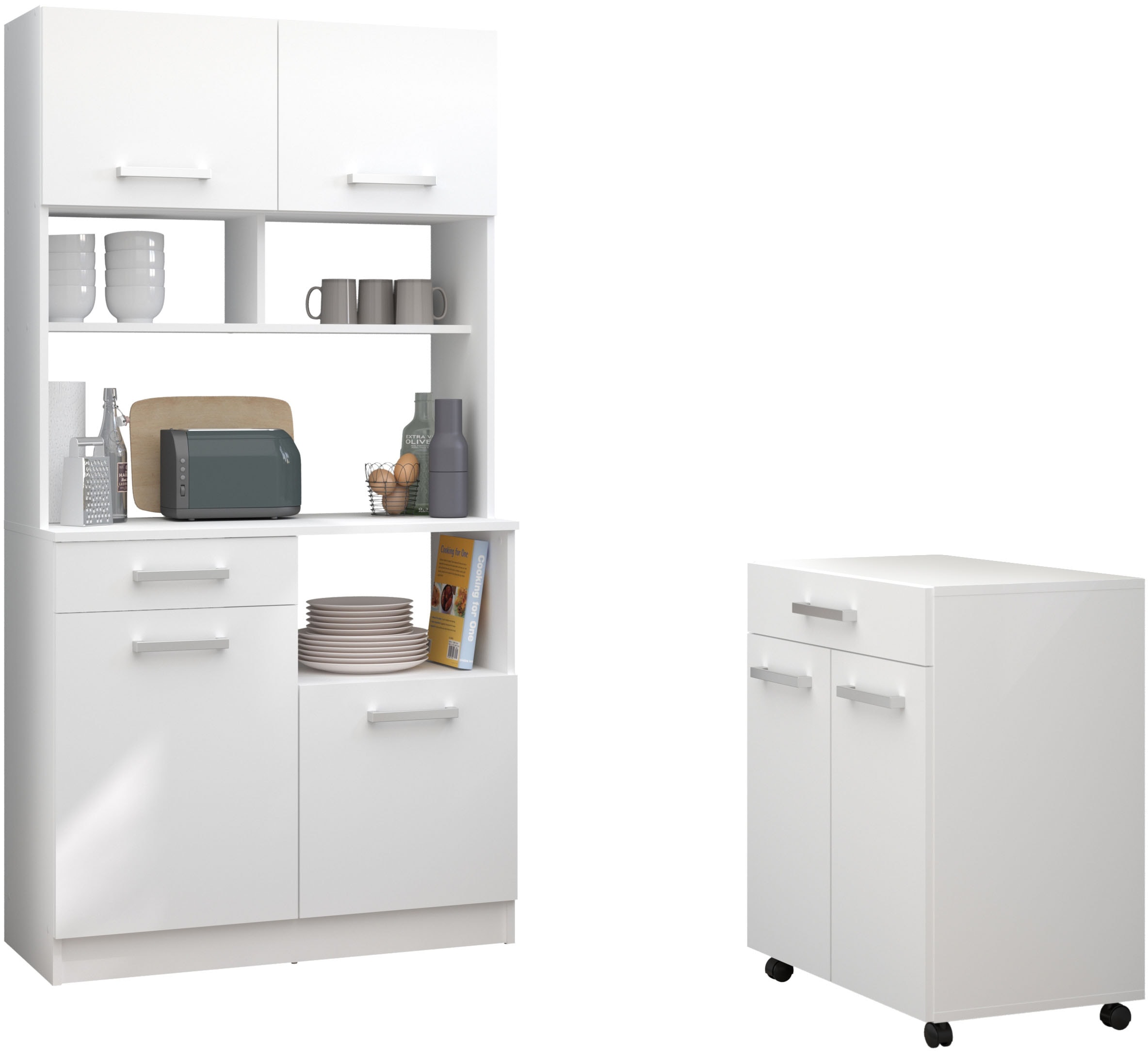 Parisot Schrank-Set »Uno 2«, (2 St.), melaminbeschichtet, praktisch und schön, viel Stauraum