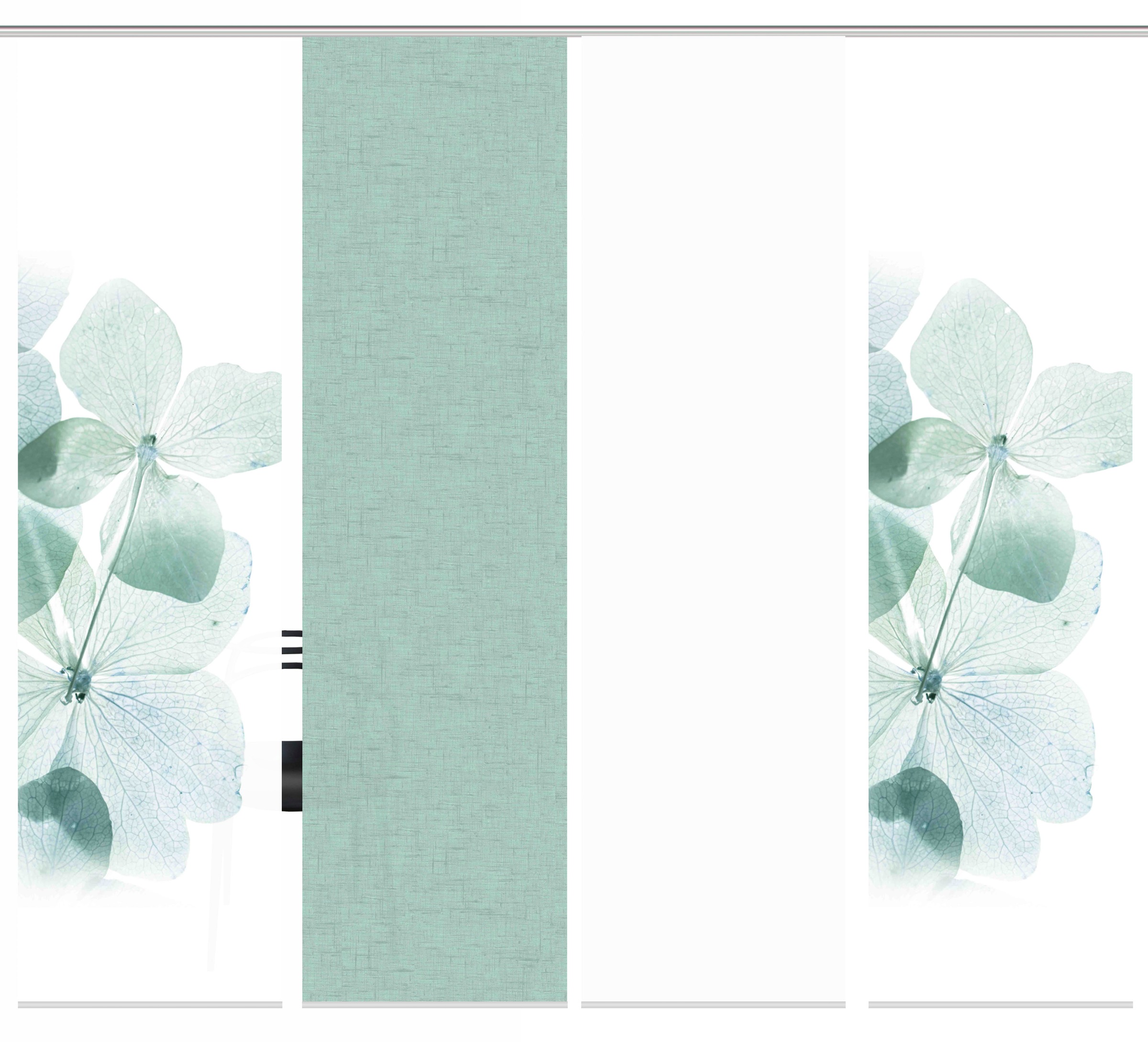 HOME WOHNIDEEN Schiebegardine "BONITA 4er SET" Paneelwagen 4 Stk. tlg. Schi günstig online kaufen