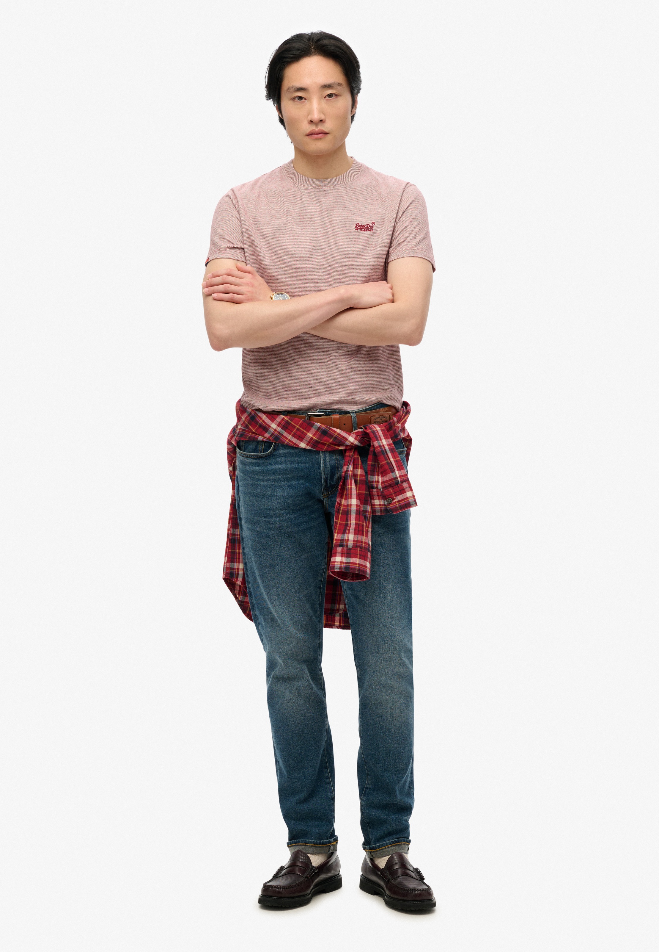 Superdry Rundhalsshirt »ESSENTIAL LOGO EMB TEE«