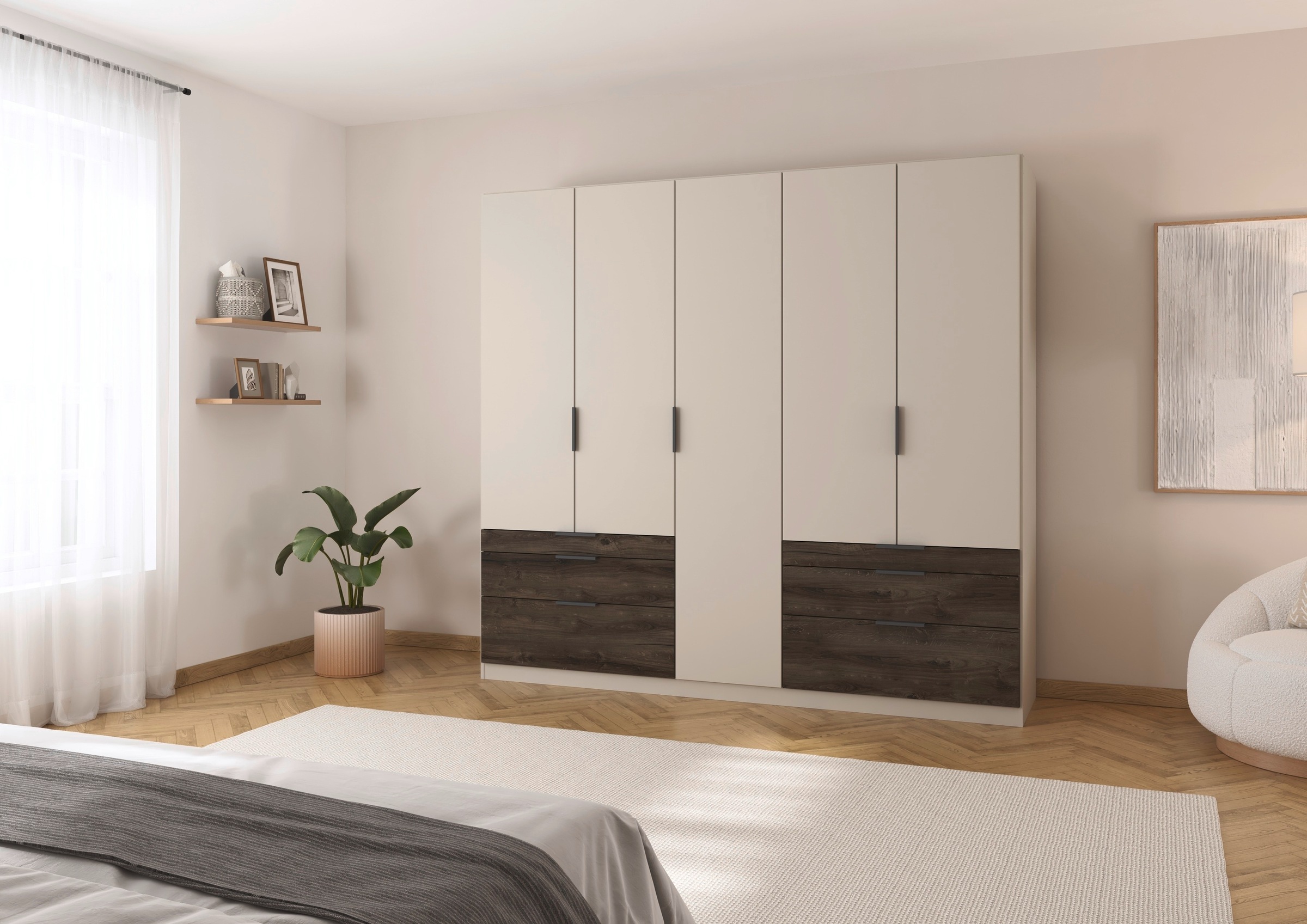 rauch Kleiderschrank "Koda" oberer Schubkasten mit praktischer Inneneinteil günstig online kaufen