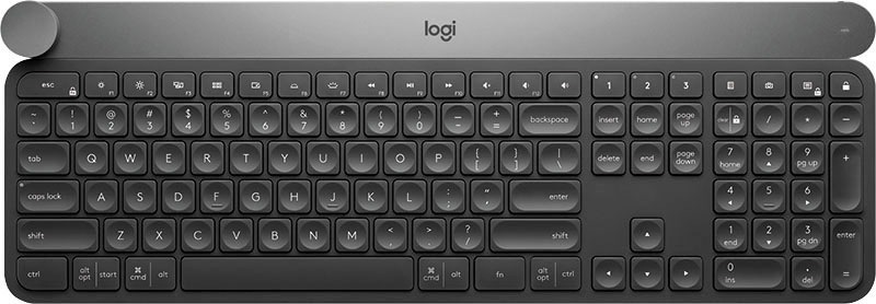 Logitech PC-Tastatur »Craft Advanced Keyboard«, (Ziffernblock), Nummernblock