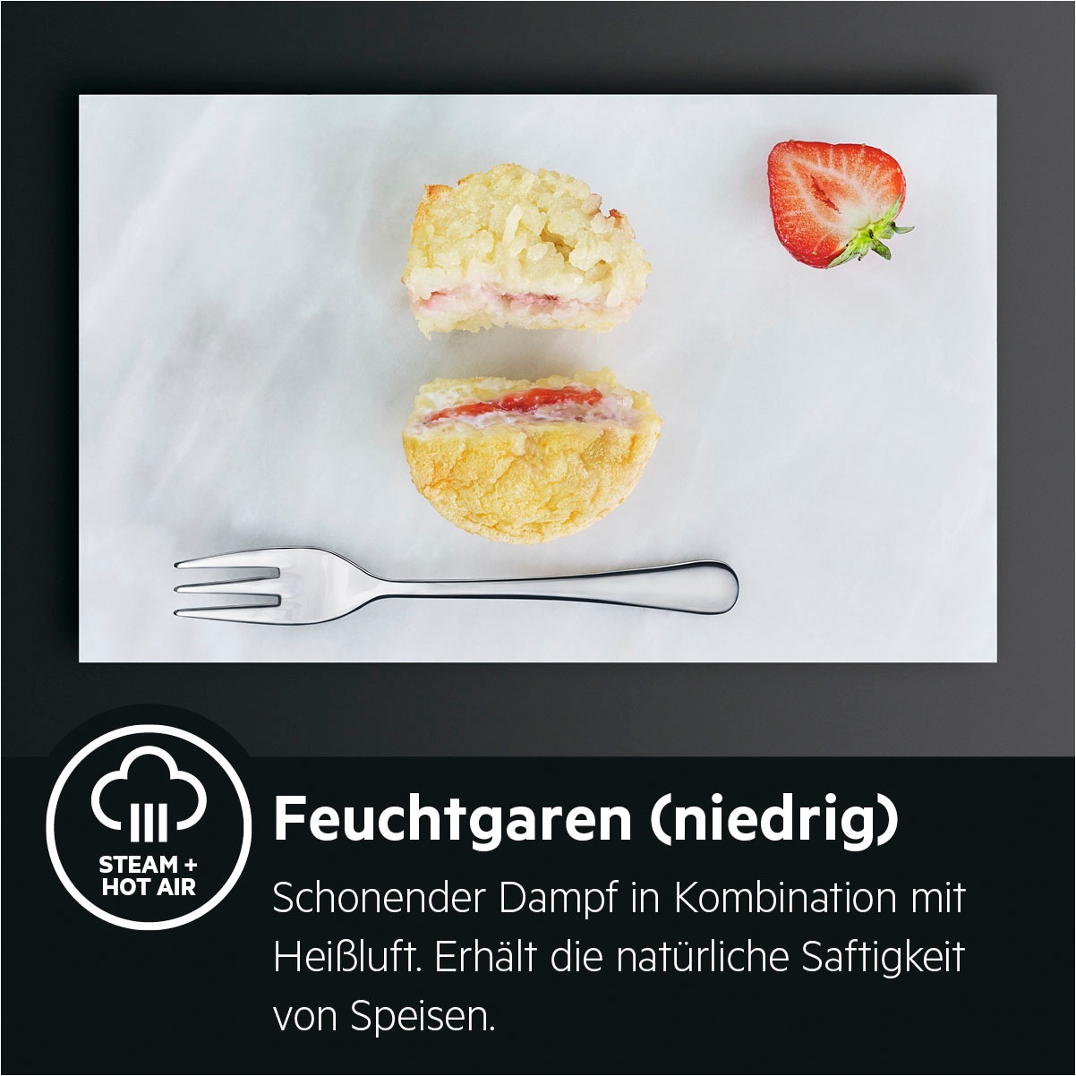 AEG Einbaubackofen Serie 7000 »BSS57606BM 949 494 825«, mit Vollauszug, Pyrolyse-Selbstreinigung