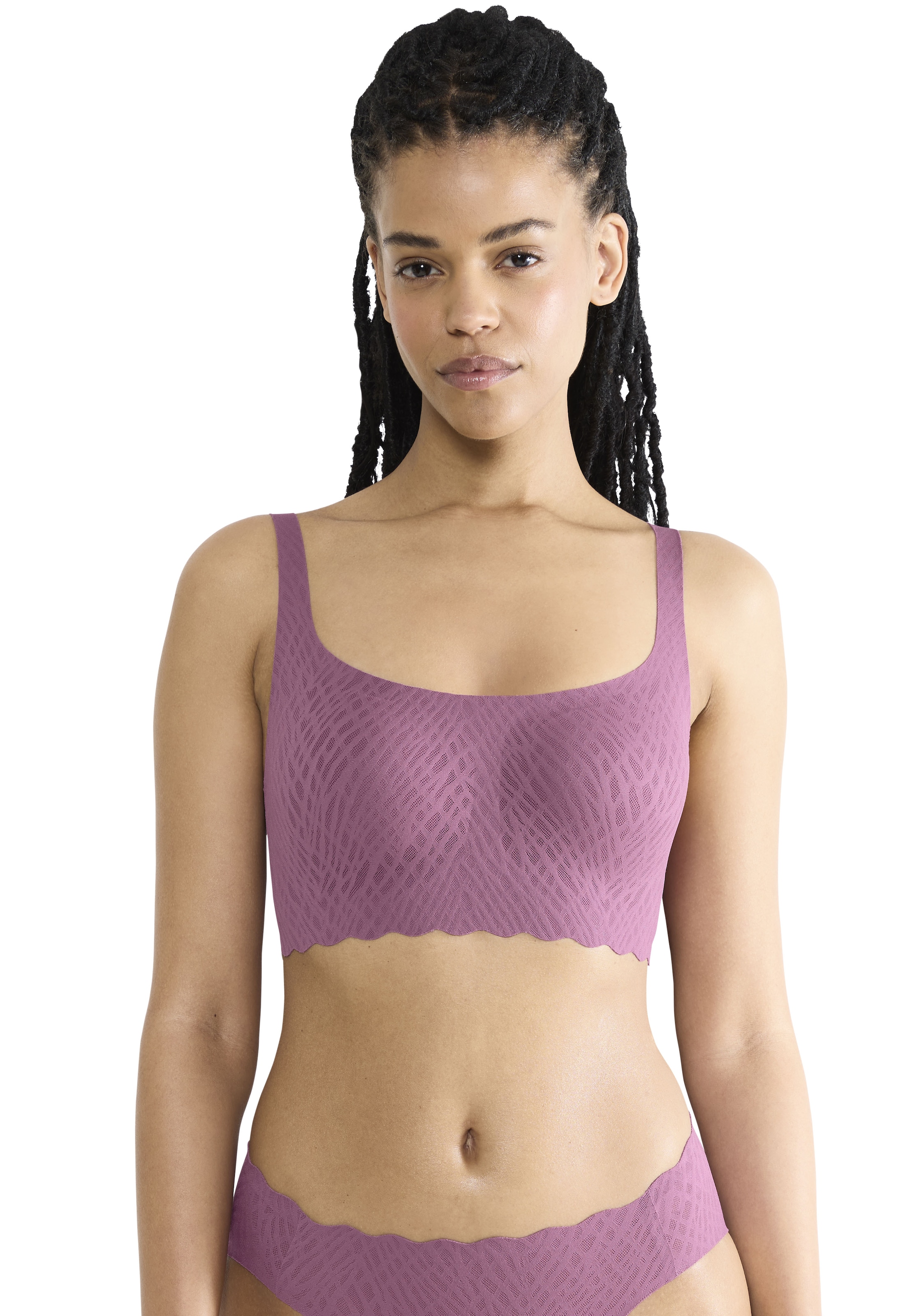 sloggi Bustier "ZERO Feel Bliss Top", unsichtbar mit Spitzenoptik günstig online kaufen
