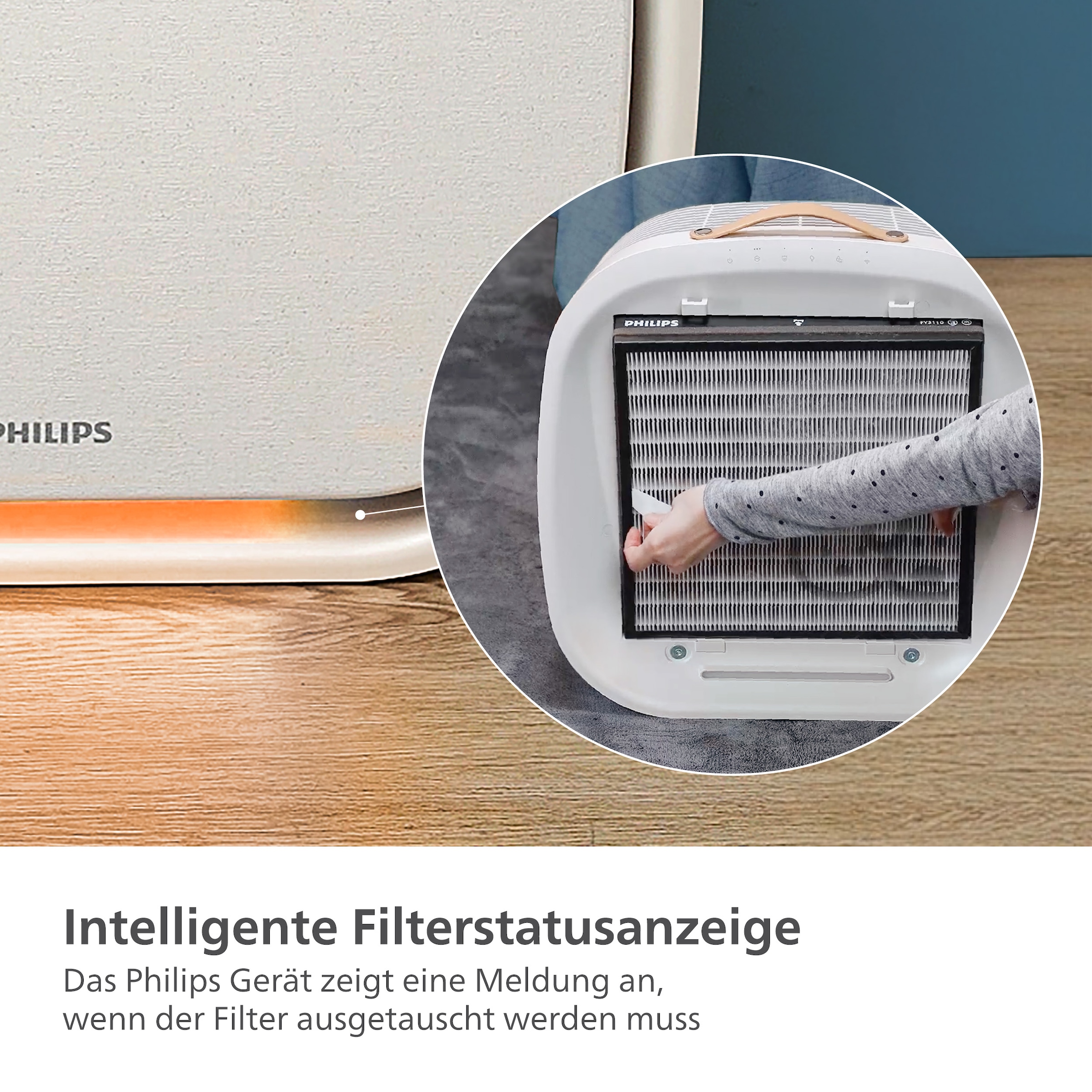 Philips Ersatzfilter »FY3110/00 HEPA NanoProtect Filter« 1 tlg. tlg.