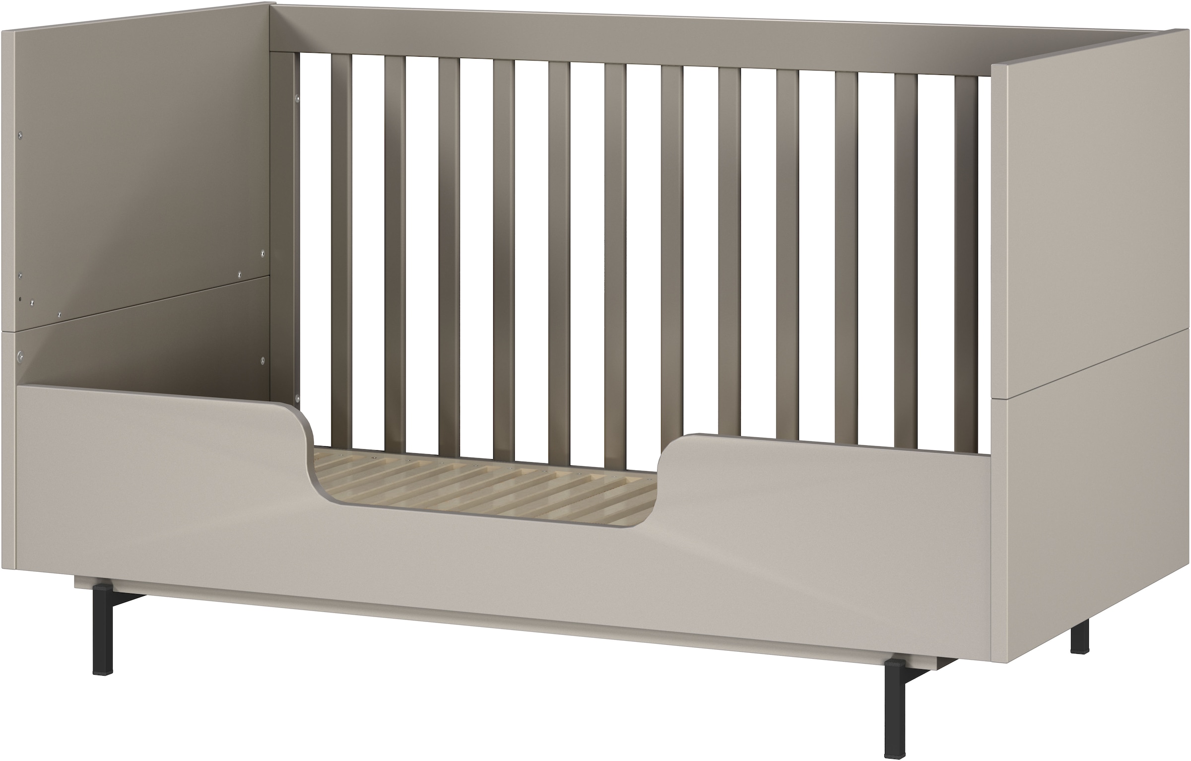 GERMANIA Babybett »Tomino«, (1 tlg.), inkl. Umbauseiten, B/H/T 144/87/75 cm, belastbar bis 100 kg