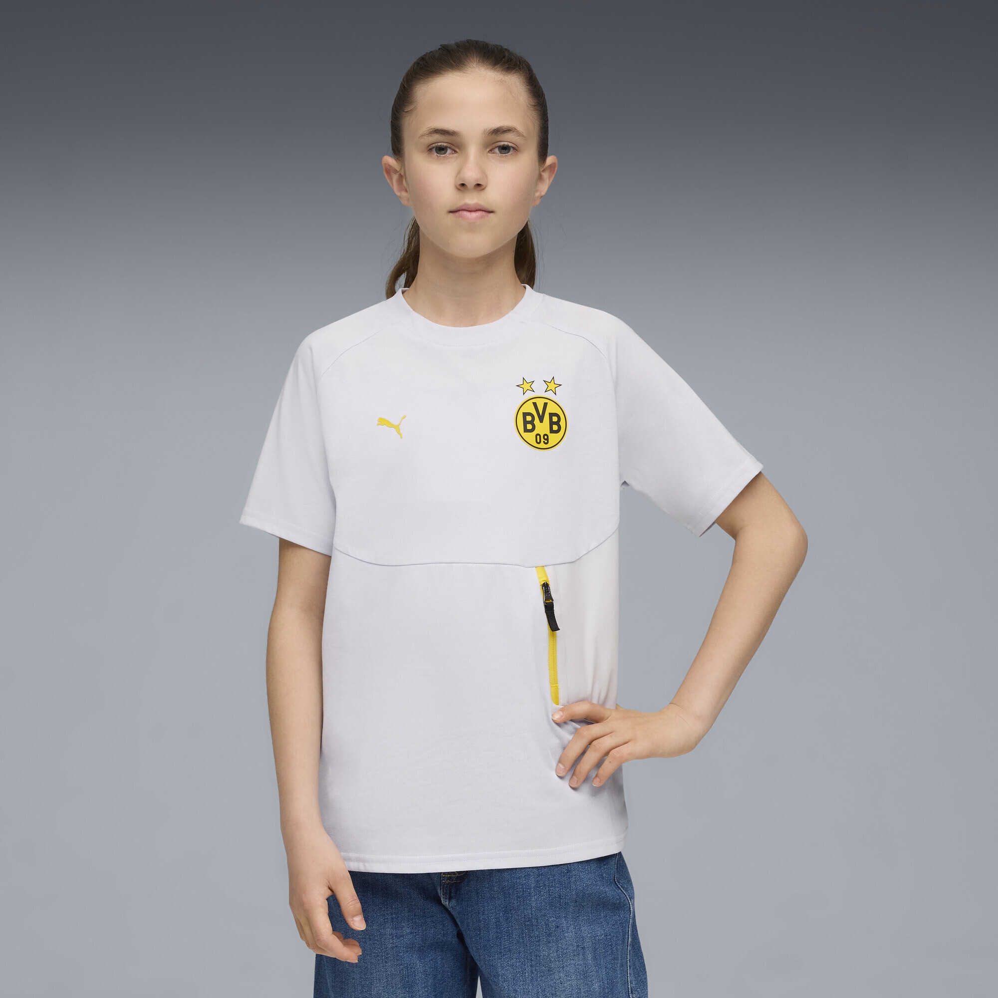 PUMA T-Shirt »Borussia Dortmund PUMATECH Pocket T-Shirt Jugendliche«