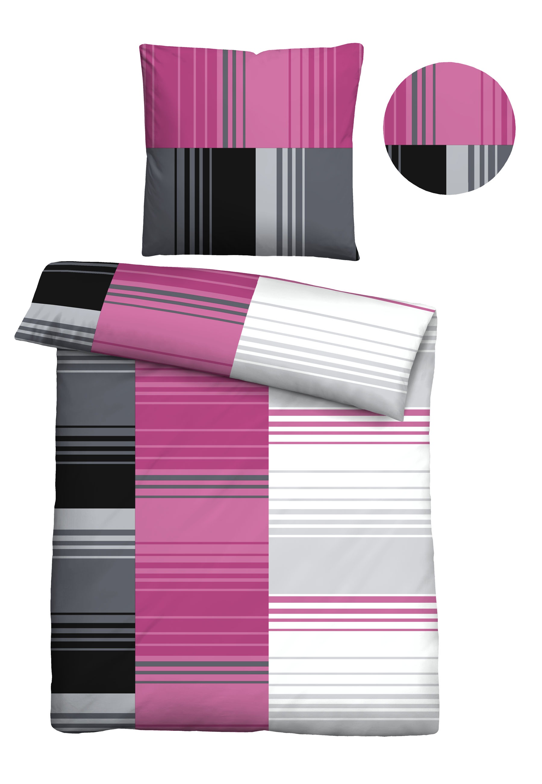 Castell - Markenbettwäsche Bettwäsche "0040561" 2 Stk. hautsympathisch, 100 günstig online kaufen