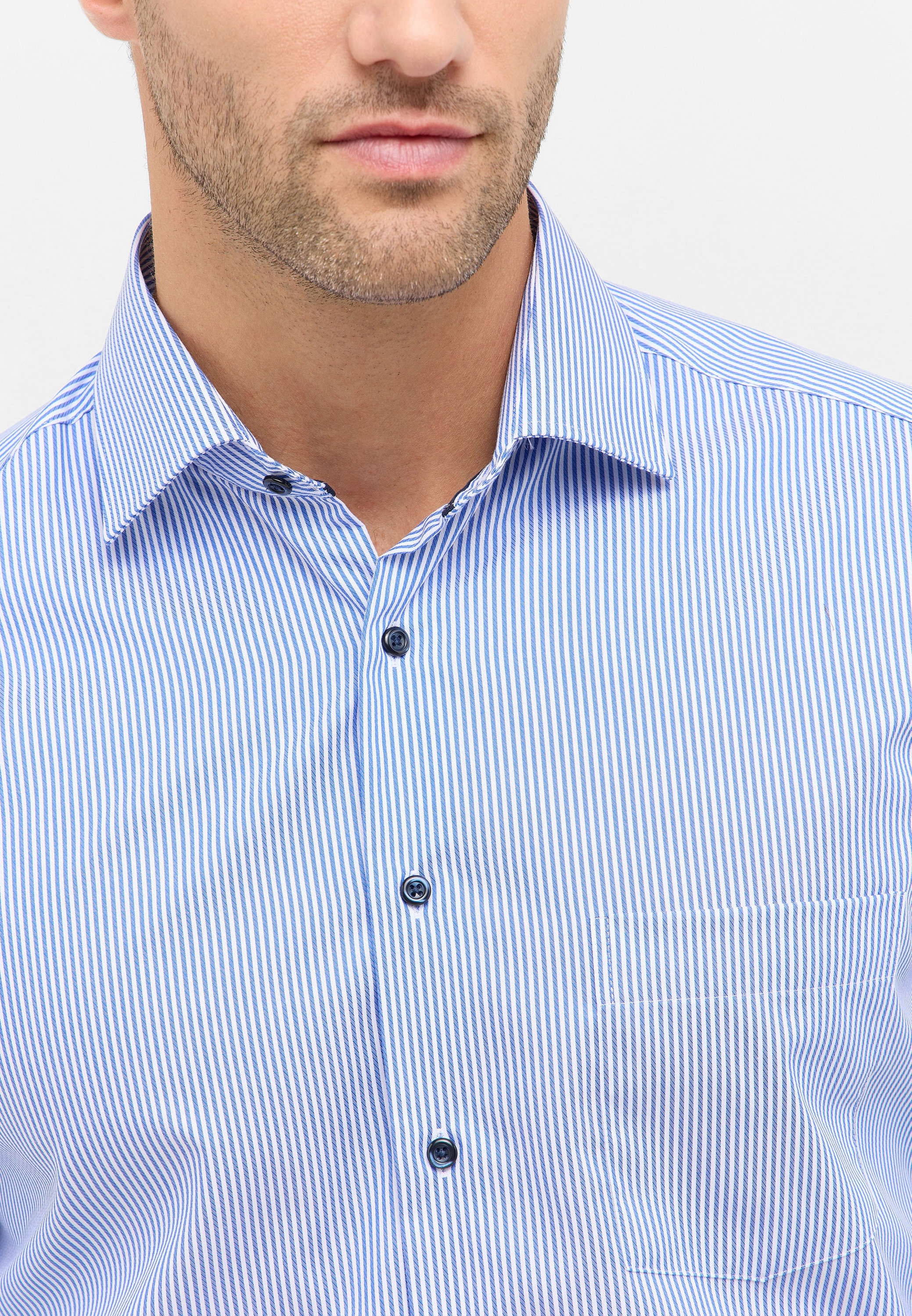 Eterna Langarmhemd »MODERN FIT«, NON IRON (bügelfrei)