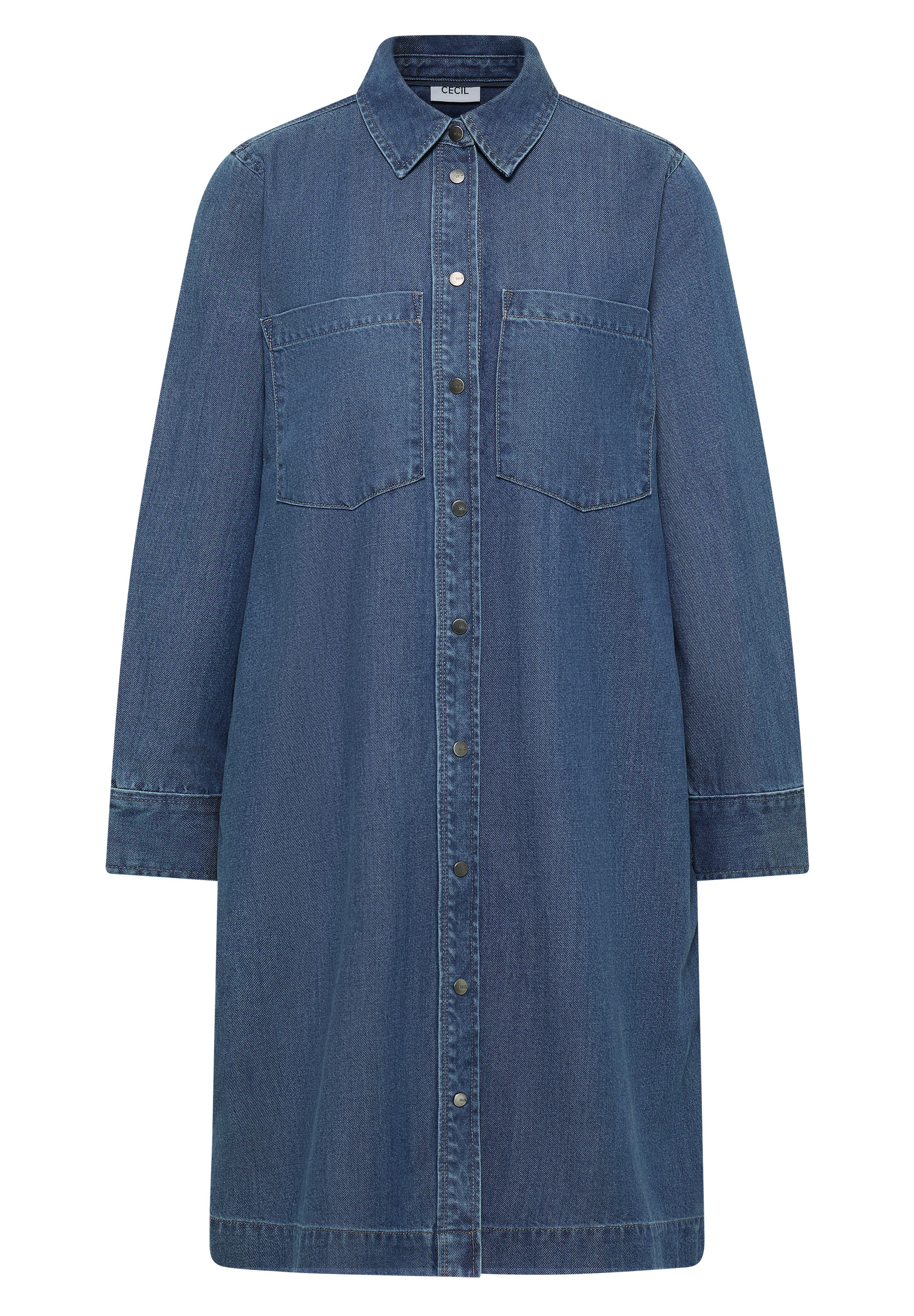 Cecil Denim Dress Blue Size L 3