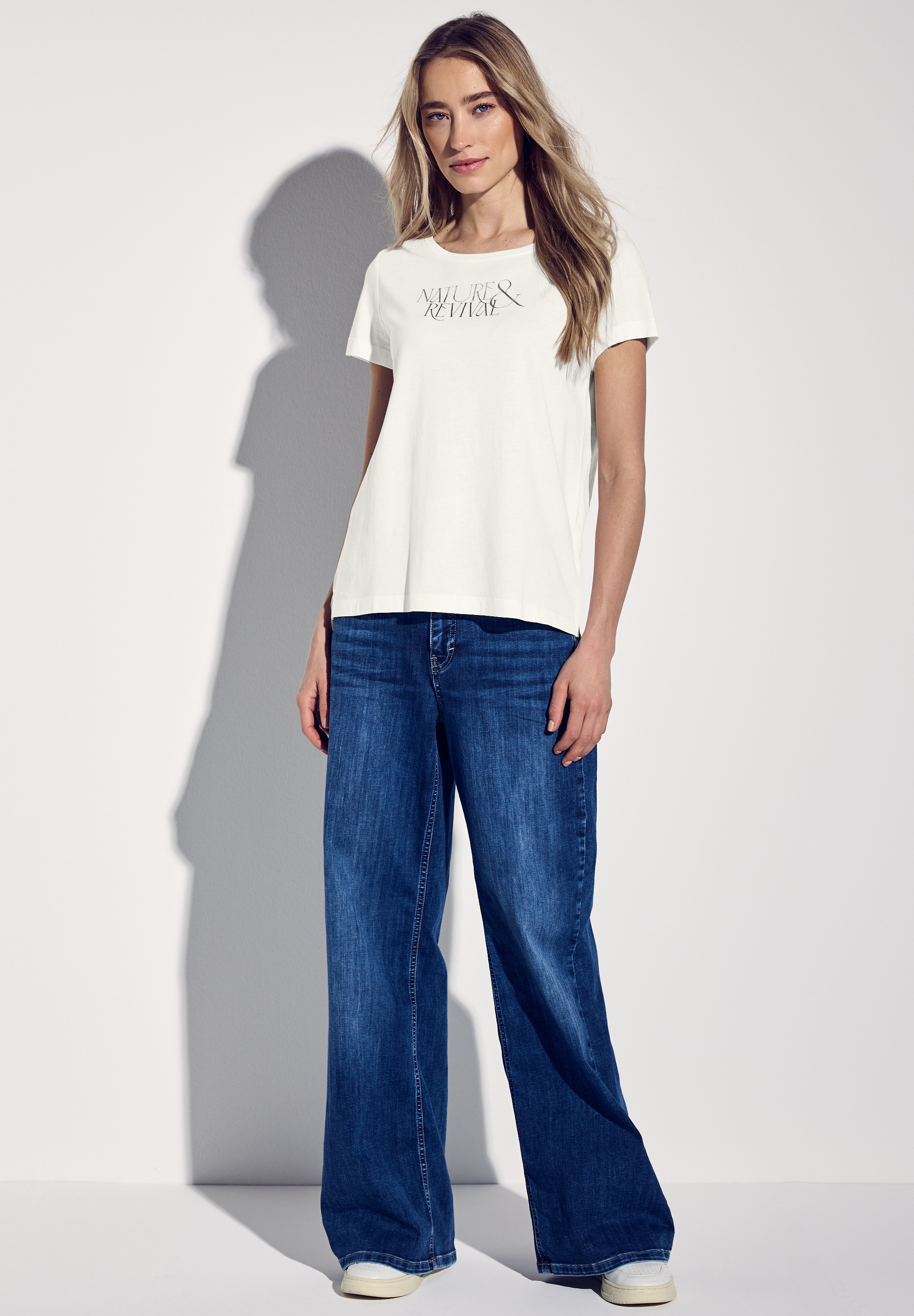 STREET ONE T-Shirt, im soften Baumwoll-Mix