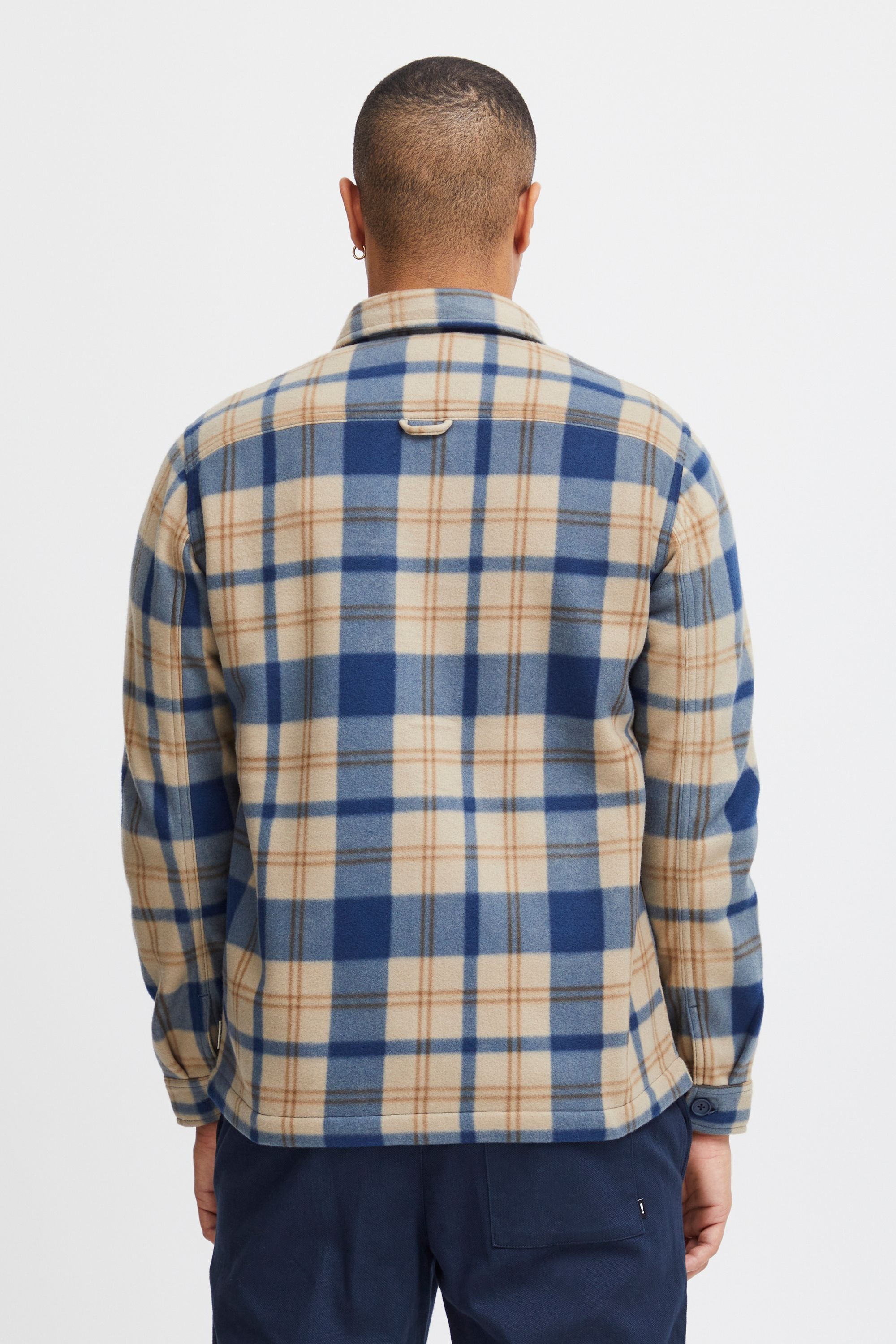 Kurzjacke BLEND "BHCraig", Herren, Gr. L, crockery, 100% Polyester, kariert, regular fit, Jacken Kurzjacke, Stilvolle Übergangsjacke 6