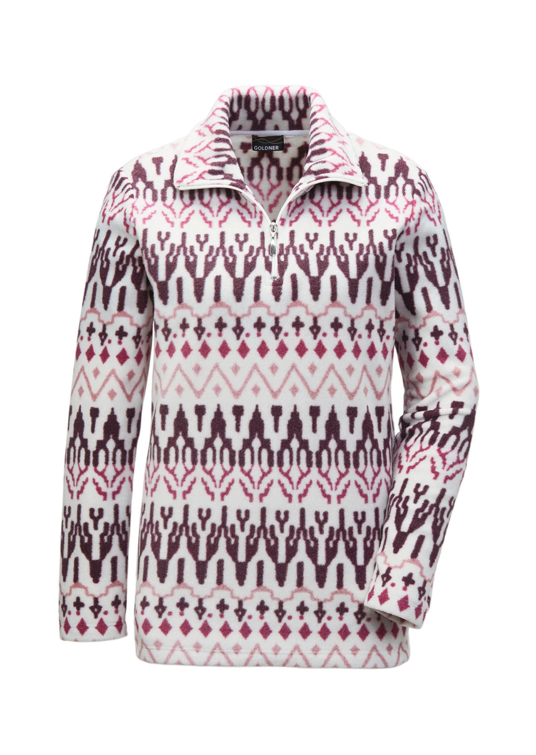 GOLDNER Sweatshirt "Kurzgröße Kuschelig warmer Fleece-Troyer", Mit praktisc günstig online kaufen