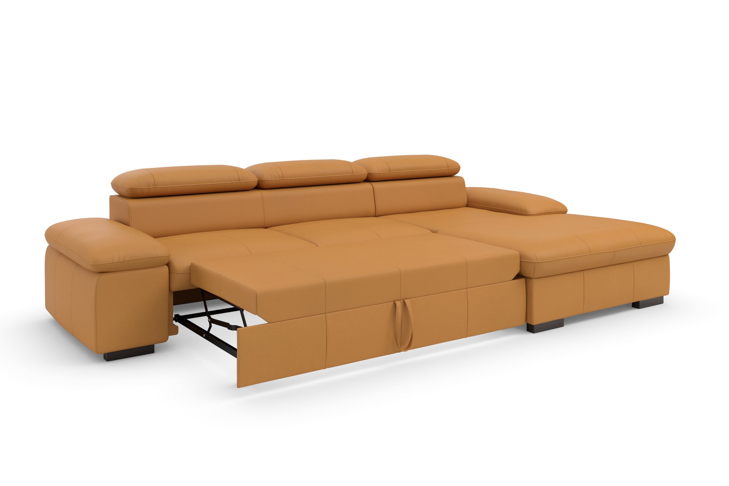 Home affaire Ecksofa »Alberto L-Form«, mit Kopfteilverstellung, wahlweise mit Bettfunktion