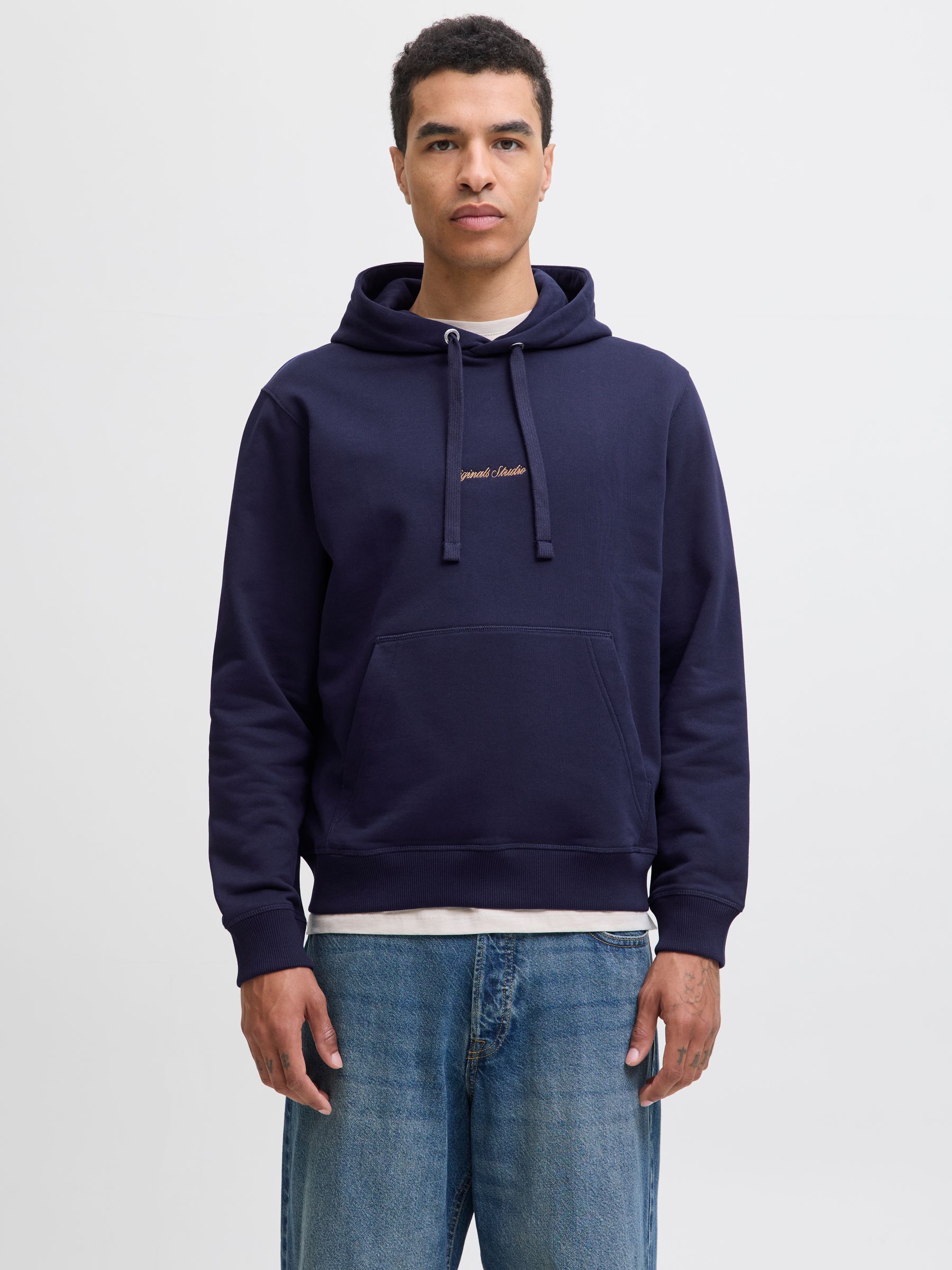 Jack & Jones Kapuzensweatshirt "JORNORREBRO EMB SWEAT HOOD NOOS", mit Logo Print
