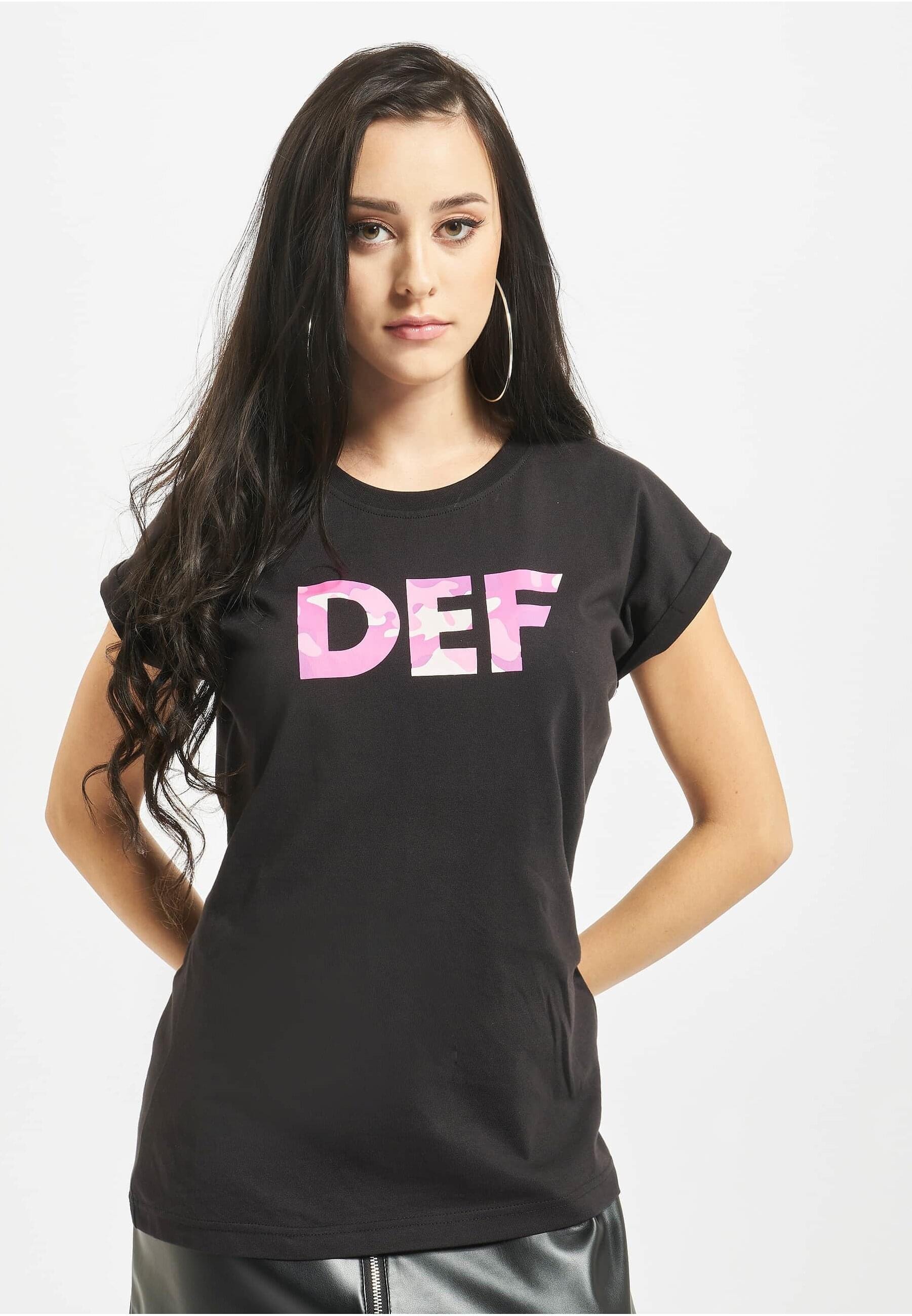 DEF T-Shirt »DEF Damen DEF Signed T-Shirt«, (1 tlg.)