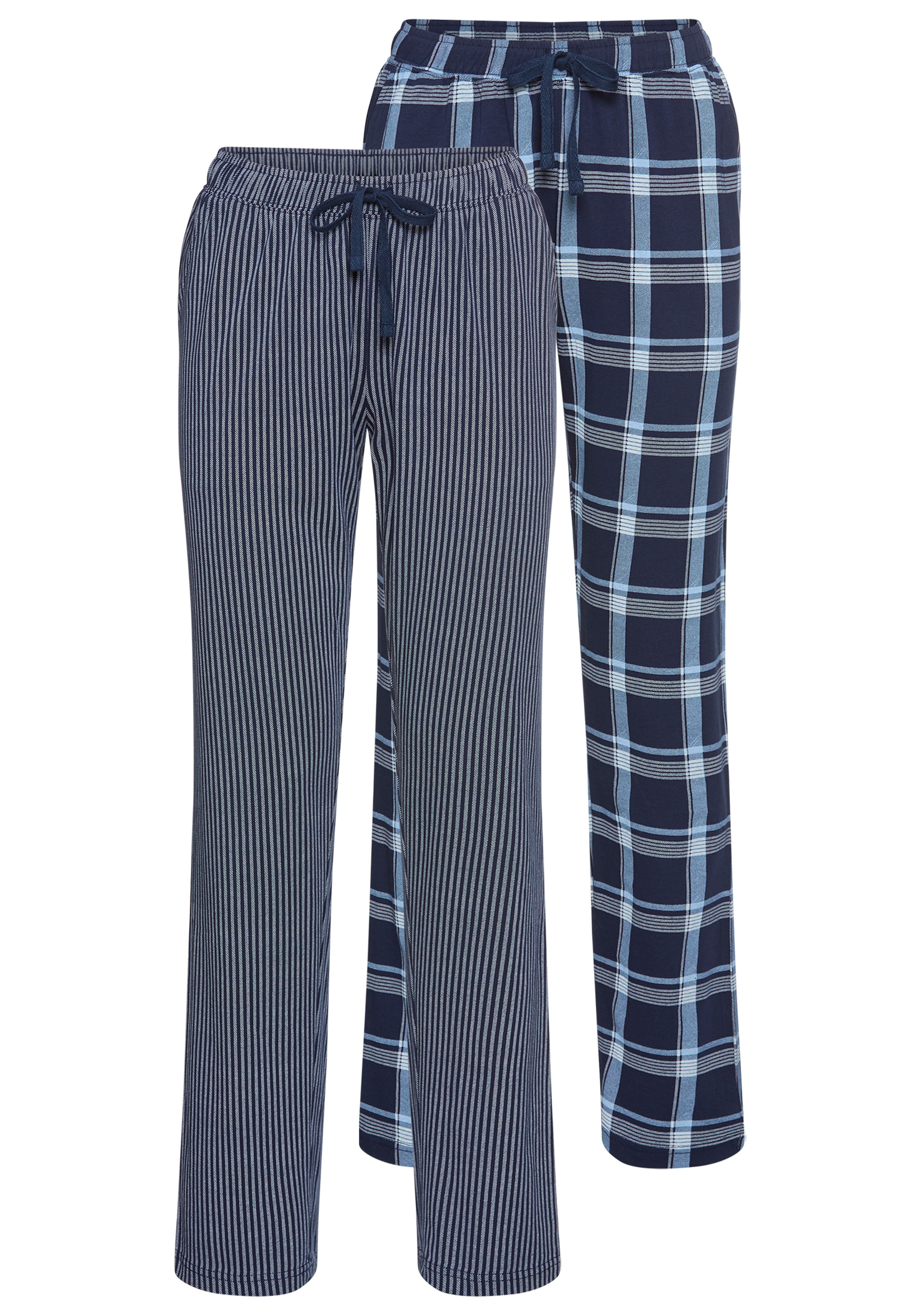 Vivance Dreams Pyjamahose mit Streifen oder Karos günstig online kaufen