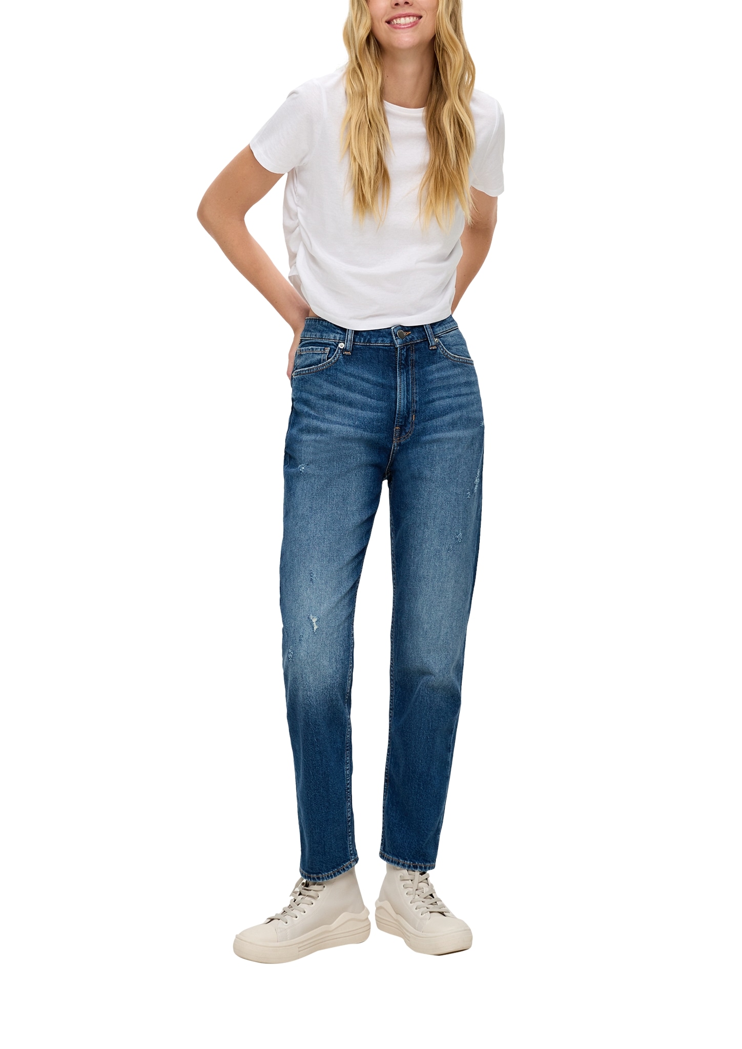 Q/S by s.Oliver 5-Pocket-Jeans, mit geradem Beinverlauf für kaufen | BAUR