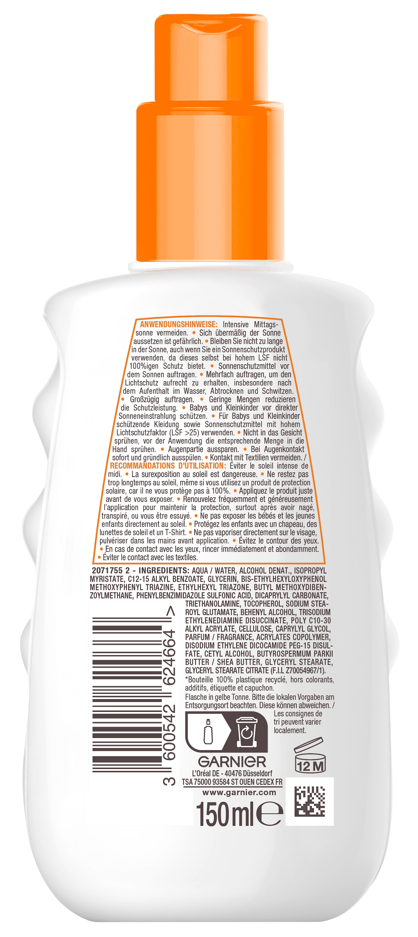 GARNIER After Sun-Spray »Garnier Hydra Protect+ 24h LSF 50«
