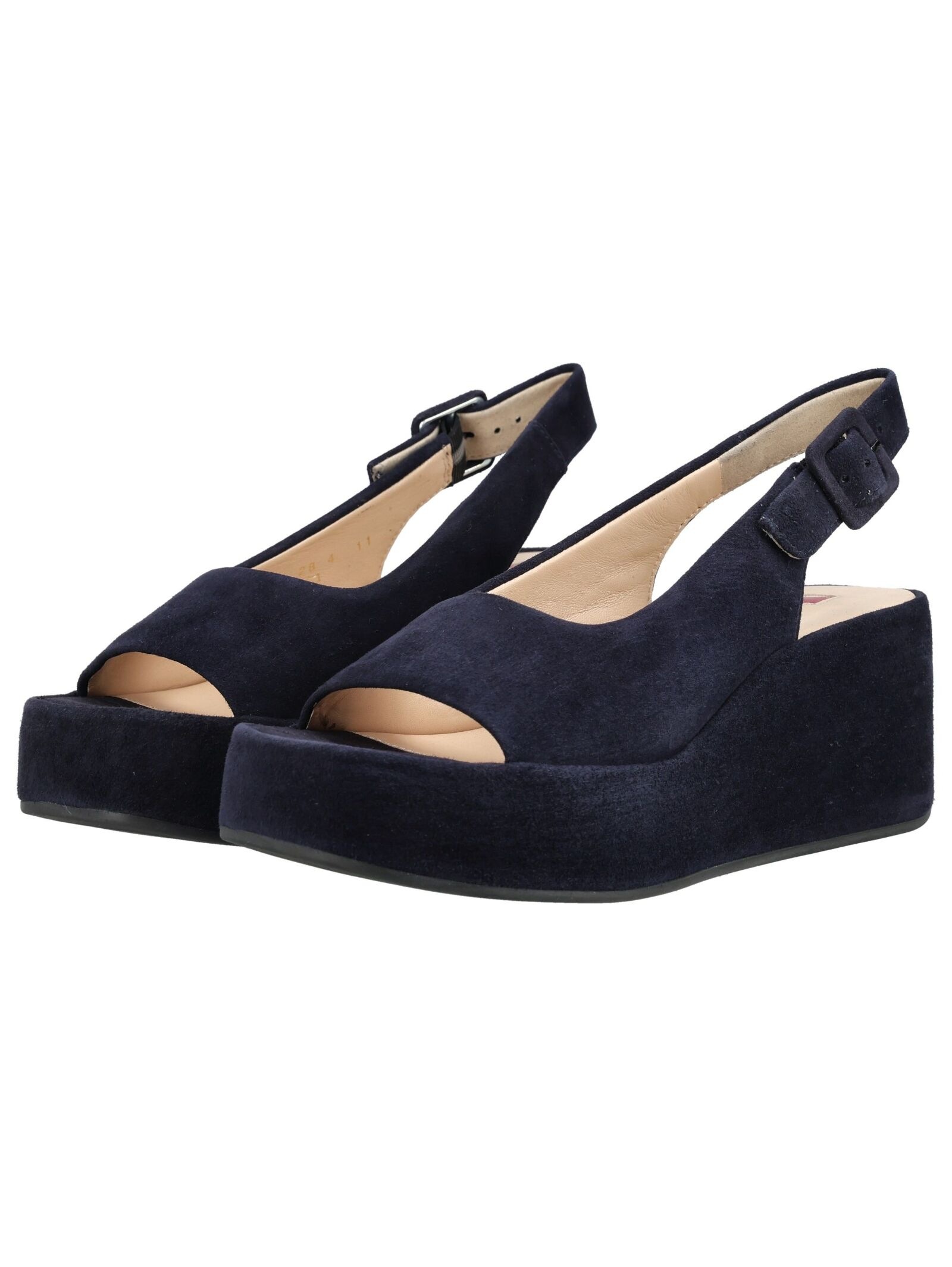 HÖGL Sandalen Veloursleder Wedge Sandal Dark Blue 39 3