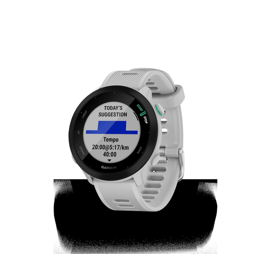 Garmin Smartwatch »FORERUNNER 55 Multisport-«, (Garmin GPS-Laufuhr)