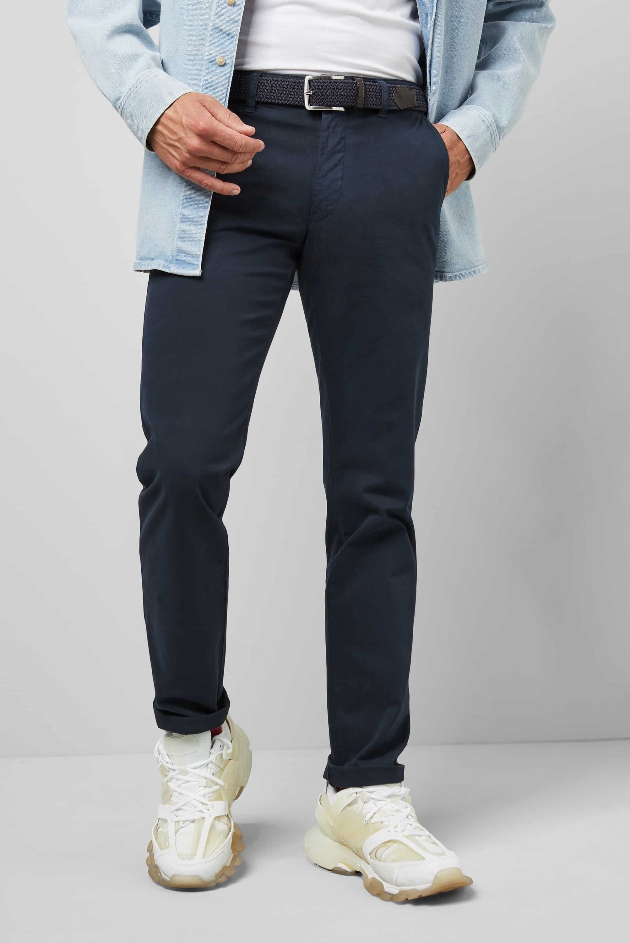 MEYER Chinos "M5 Chino", im unifarbenen Design günstig online kaufen