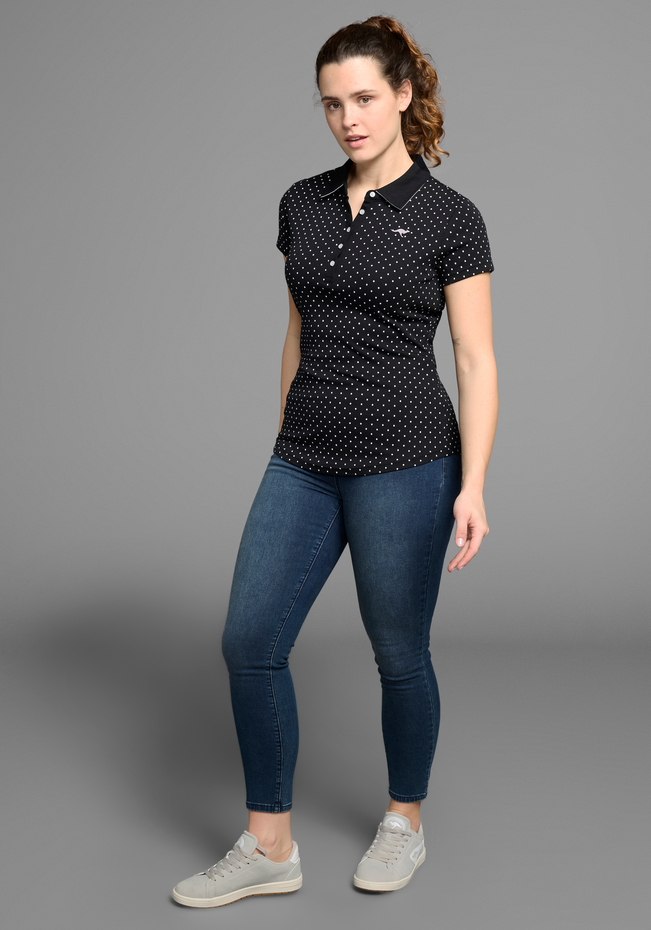 KangaROOS Poloshirt, aus weicher Baumwollware