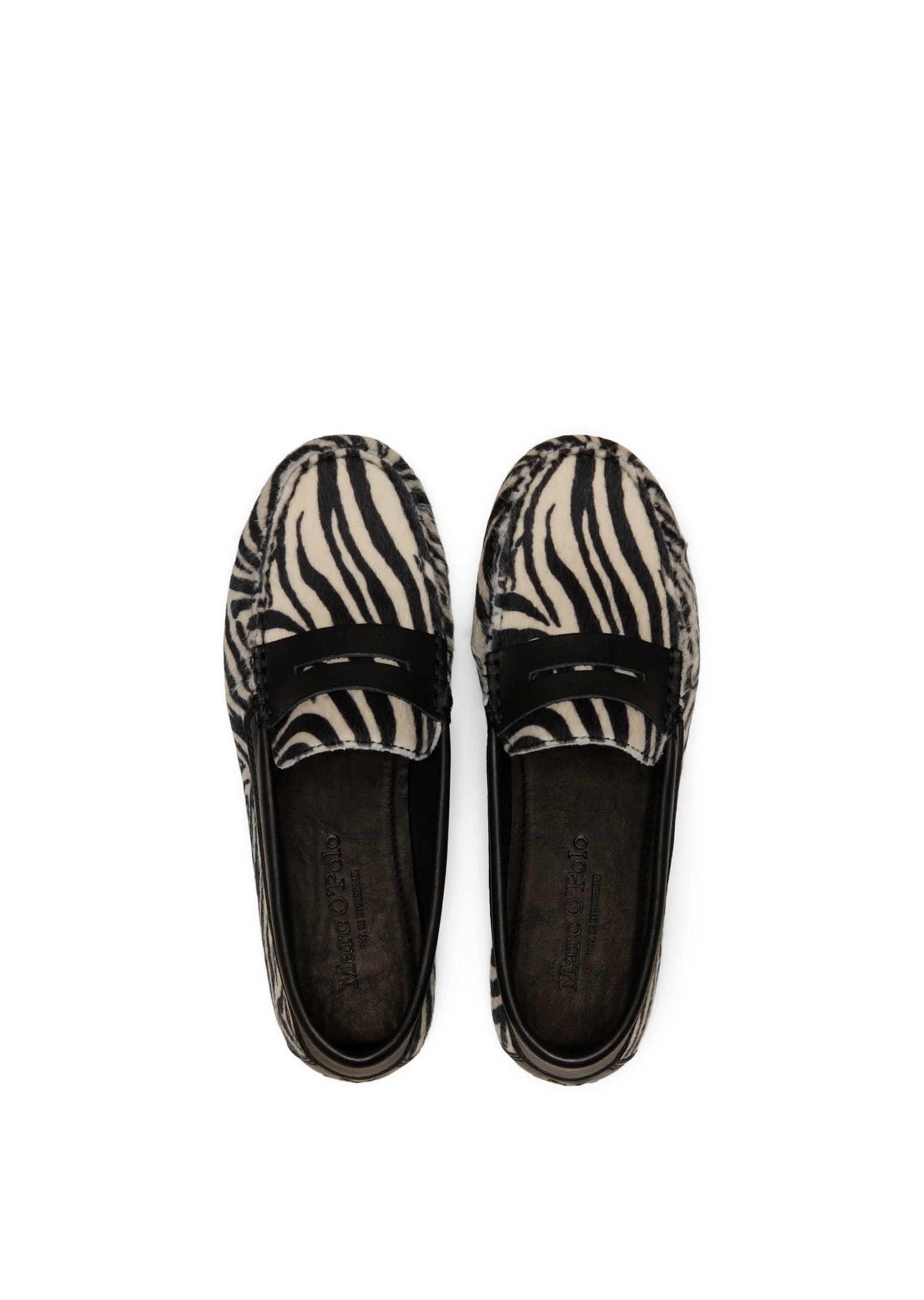 Marc O'Polo Mokassin »in Zebrafell-Optik«