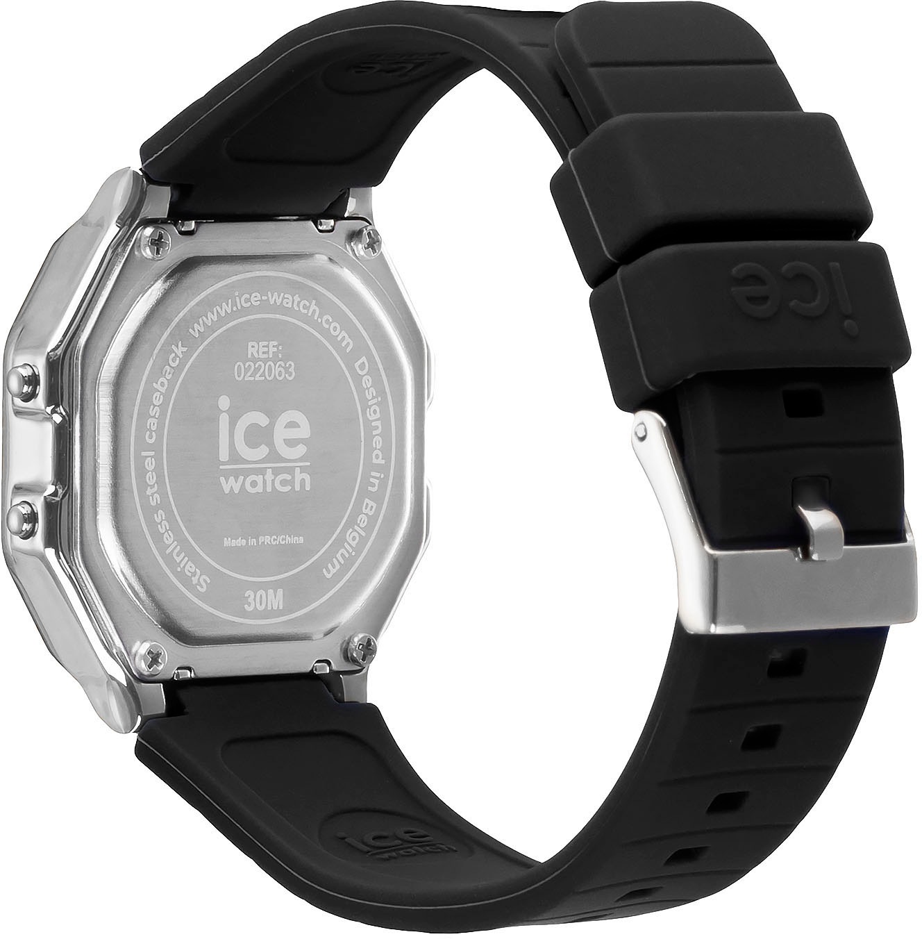 ice-watch Chronograph »ICE digit retro - Small«, Armbanduhr, Quarzuhr, Damenuhr, Silikonarmband, Datum