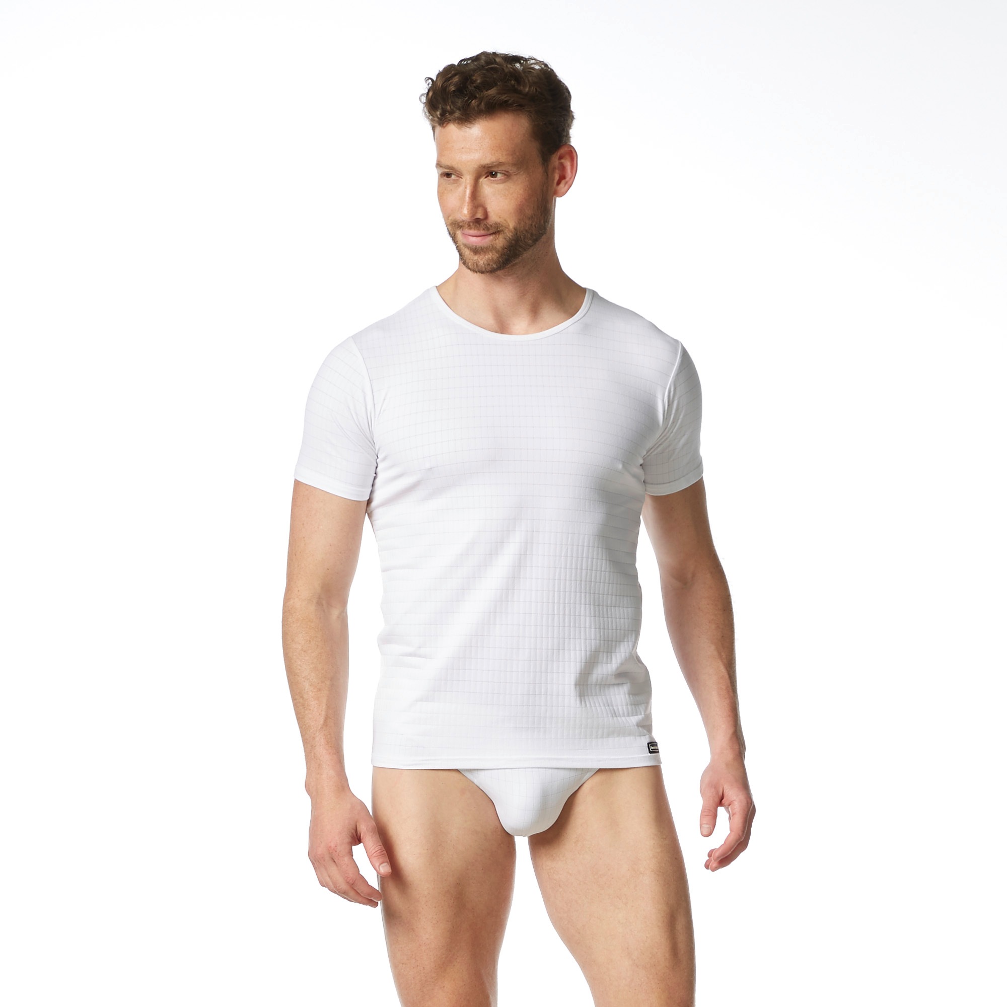 Bruno Banani Rundhalsshirt "CHECK LINE 2.0" hüftbedeckend, elastisch günstig online kaufen